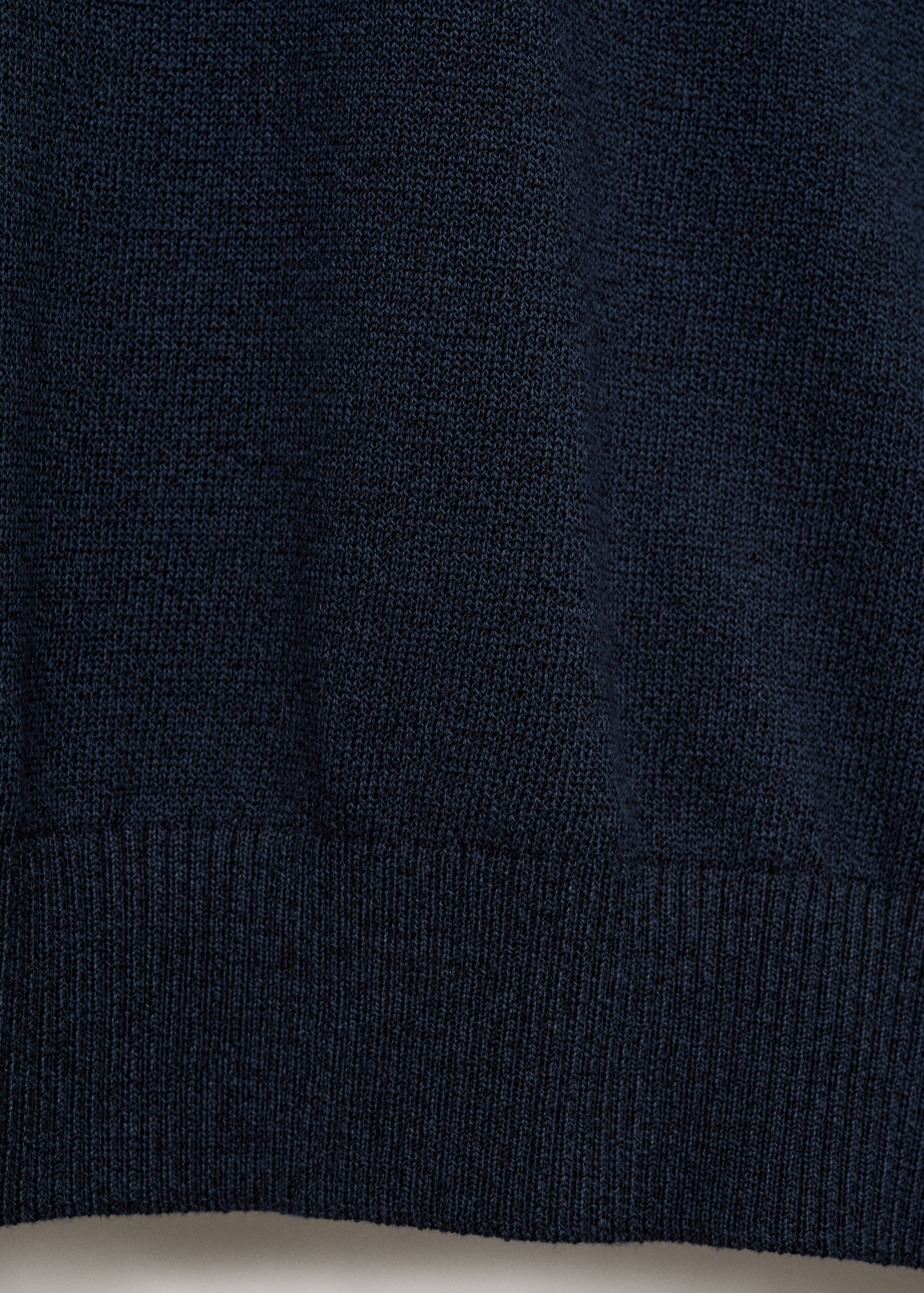 Cotton knitted polo shirt - Details of the article 0