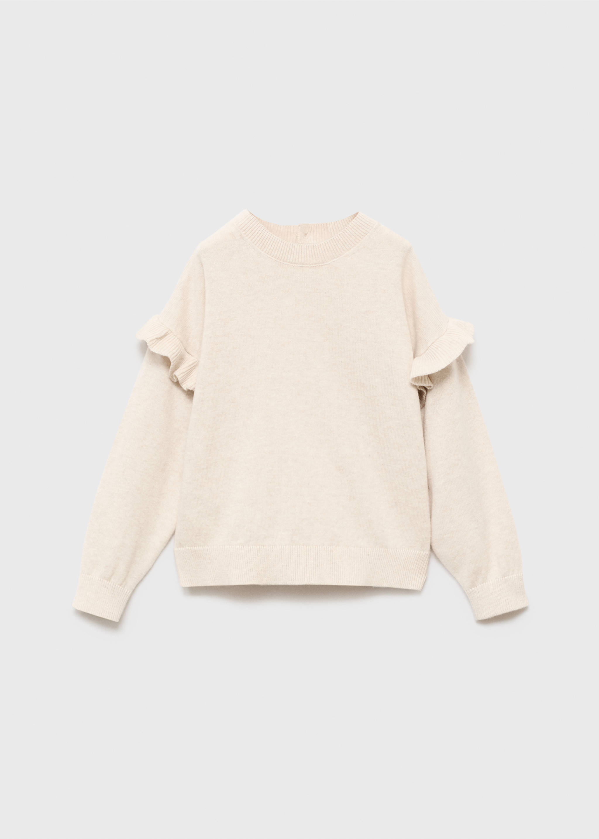 Jersey punto volantes - Artículo sin modelo, Beige. Ref: 17044432-00.