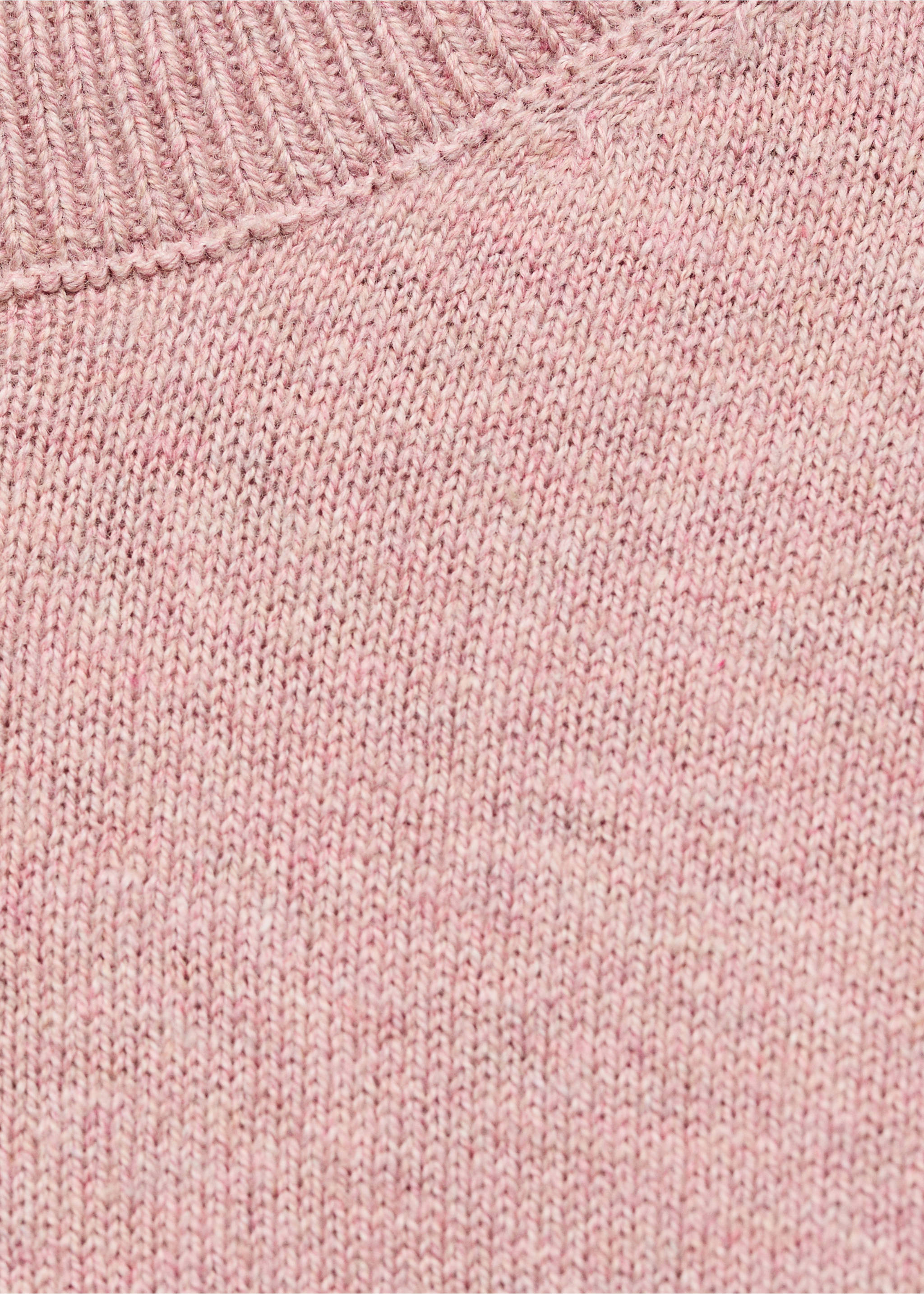 Ruffle knitted sweater - Details of the article 0, Pink. Ref: 17044432-00.