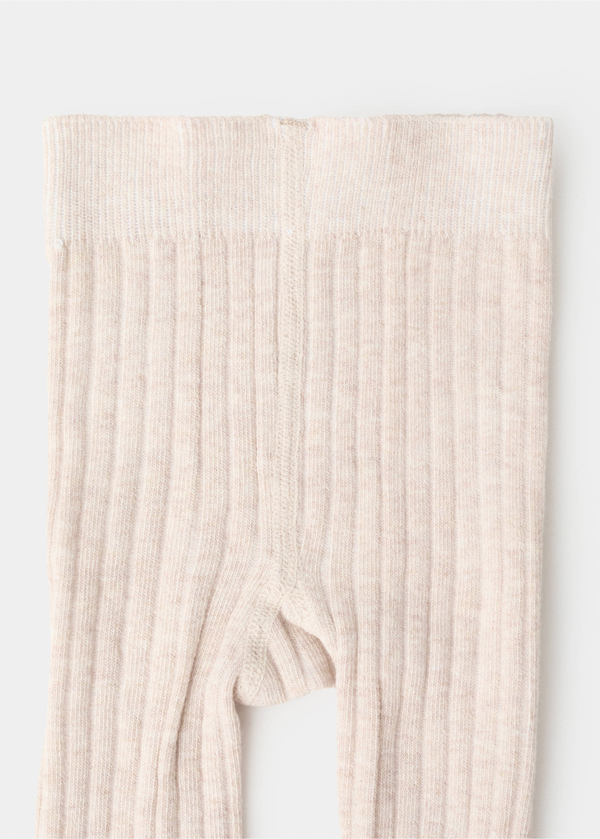 Ribbed tights - Details of the article 0, Sand. Ref: 17044434-00.