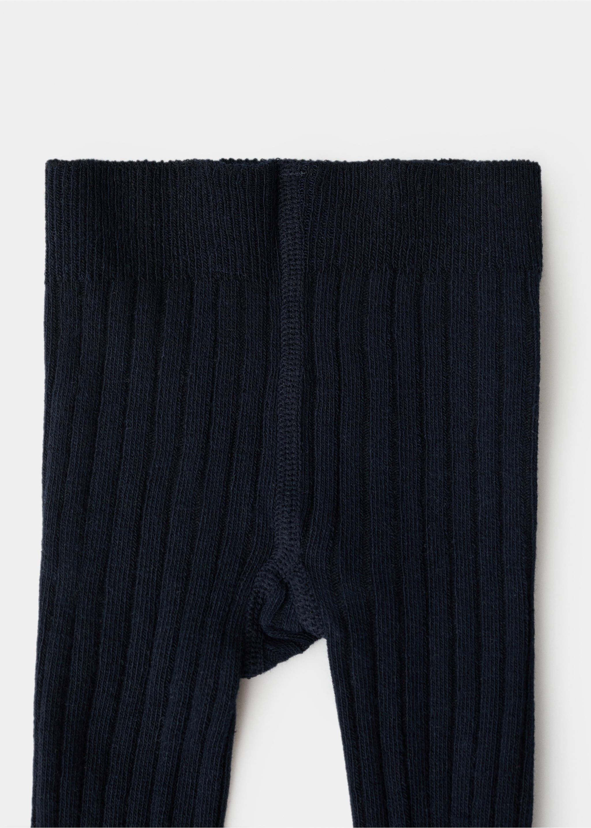 Ribbed tights - Details of the article 0, Navy. Ref: 17044435-00.