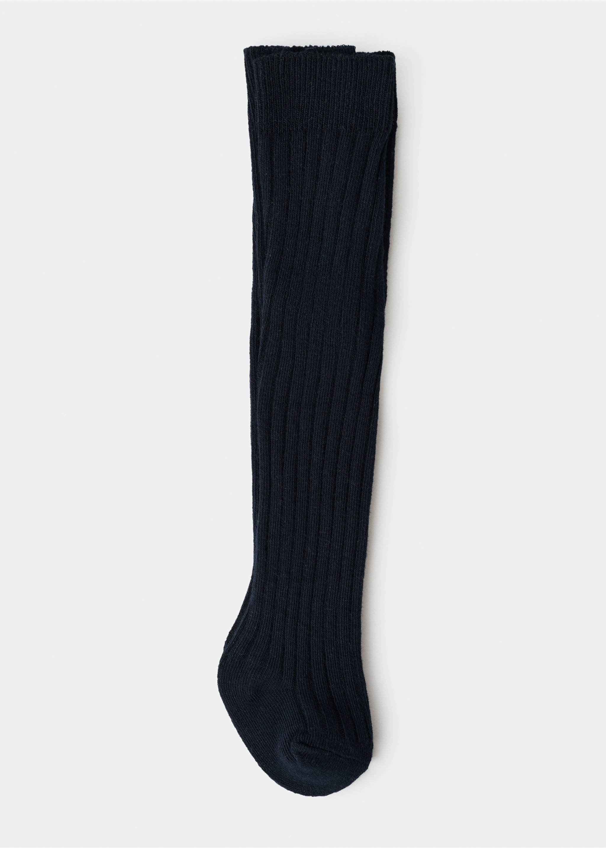 Ribbed tights - Article without model, Navy. Ref: 17044435-00.