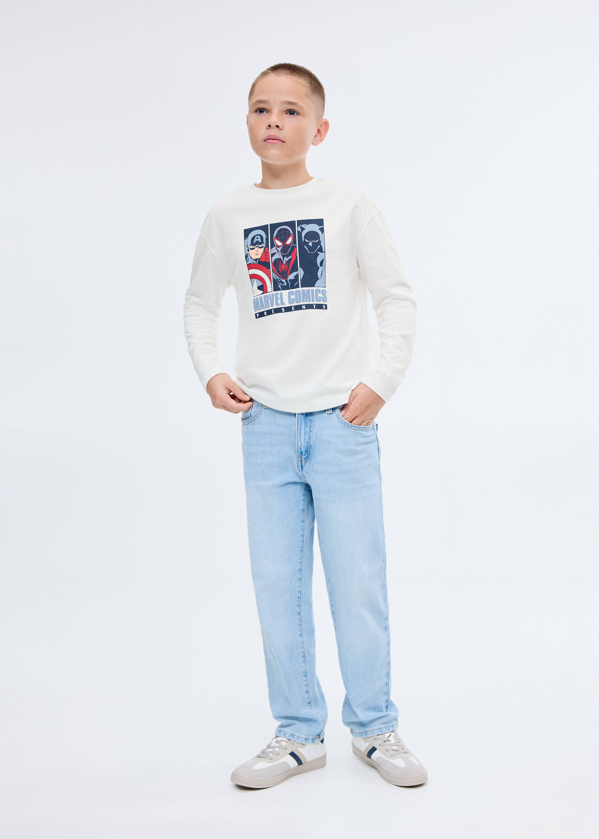 Marvel print T-shirt - General plane