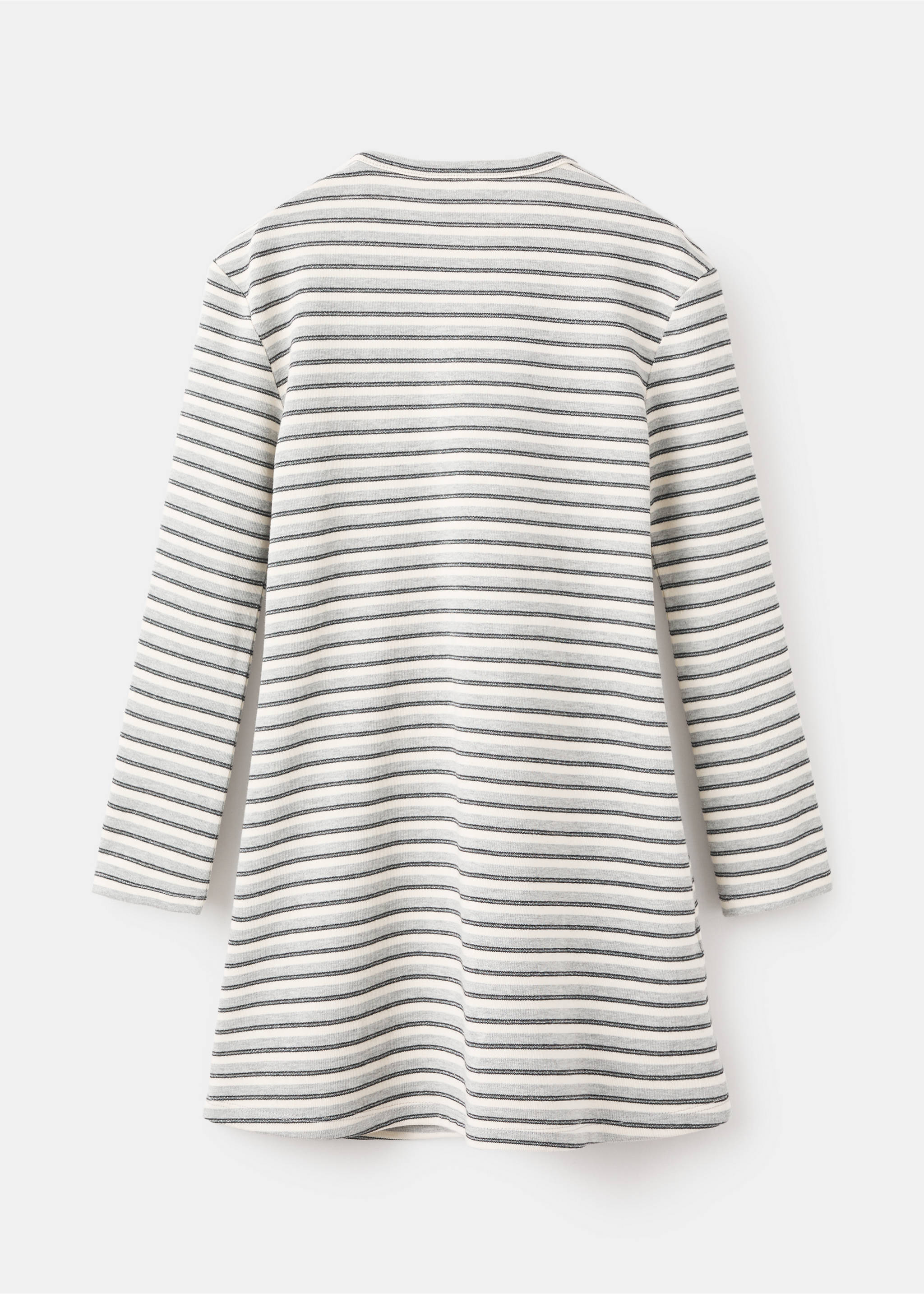 T-shirt cut-out lurex - Verso de l’article, Gris. Ref: 17044444-00.