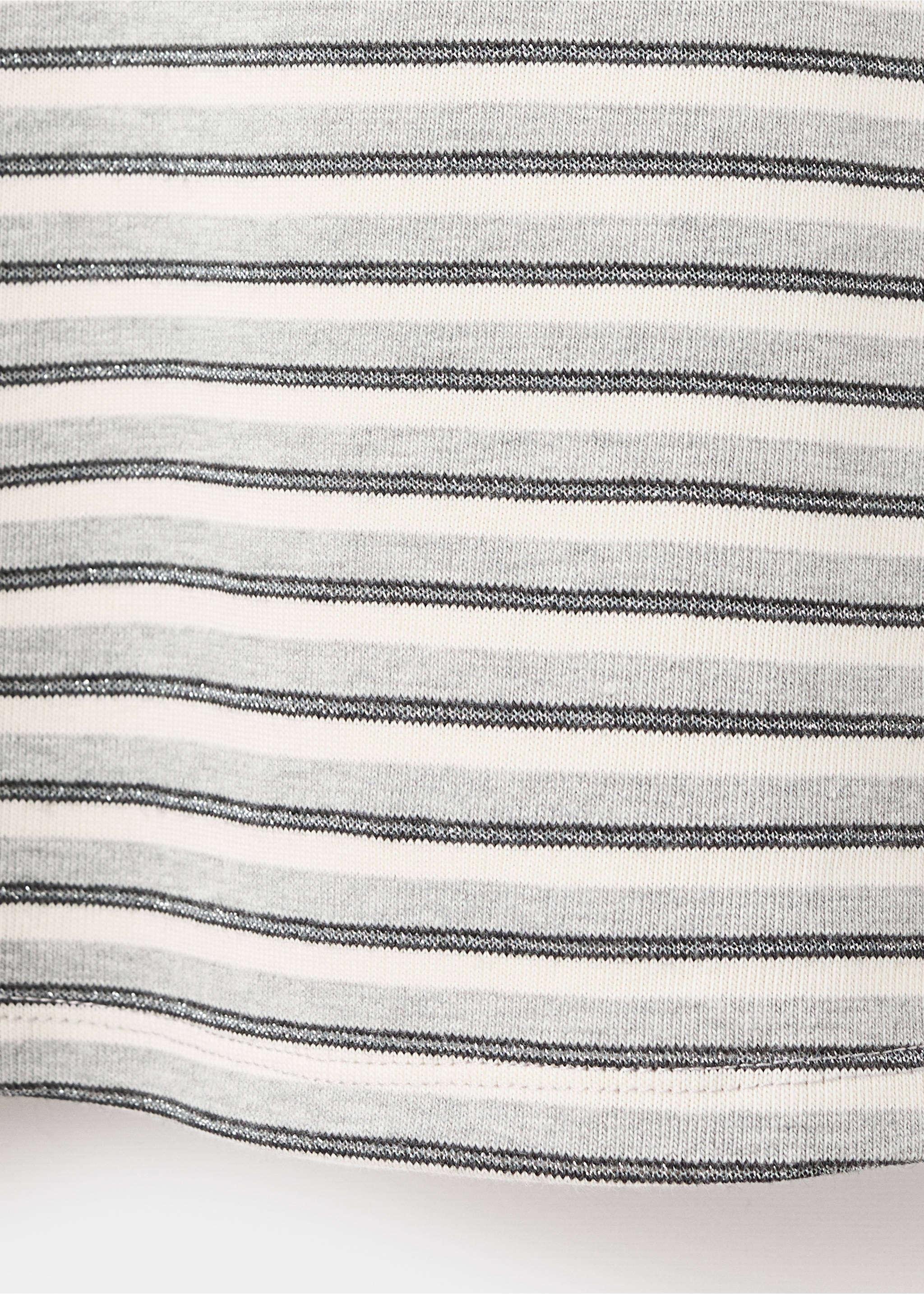 T-shirt cut-out lurex - Détail de l'article 0, Gris. Ref: 17044444-00.