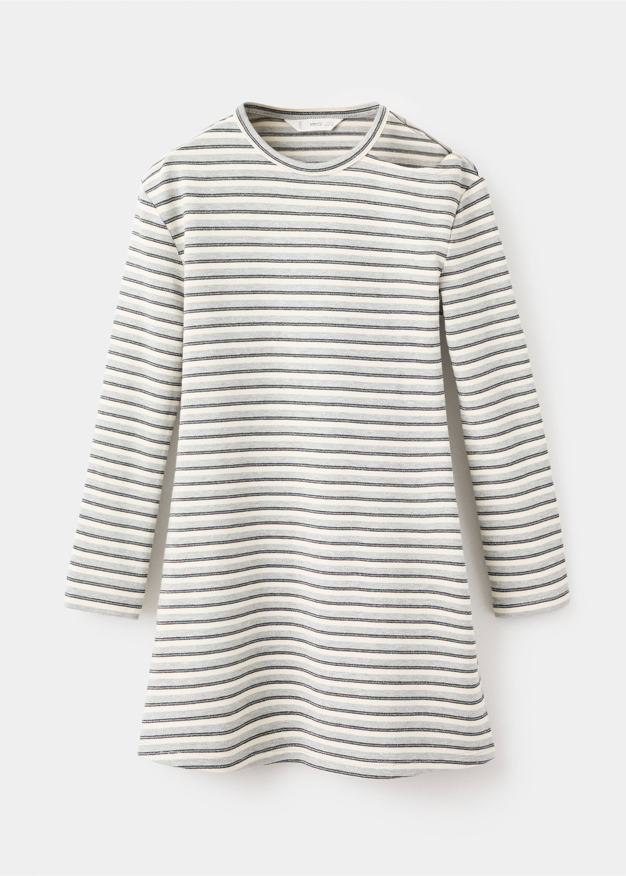 T-shirt cut-out lurex - Article sans modèle, Gris. Ref: 17044444-00.