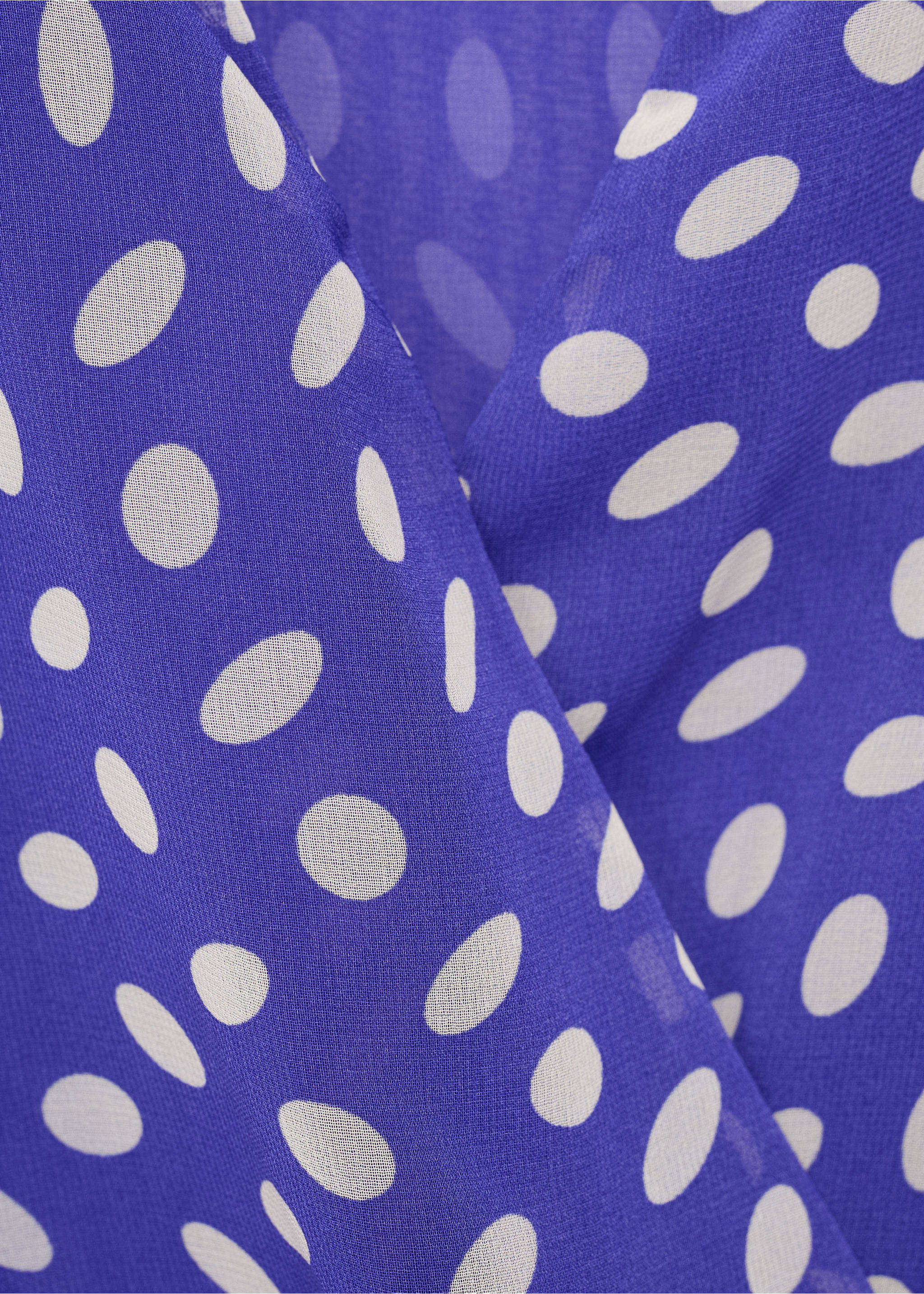 Vestido cruzado lunares - Detalle del artículo 8, Marrón. Ref: 17044446-00.