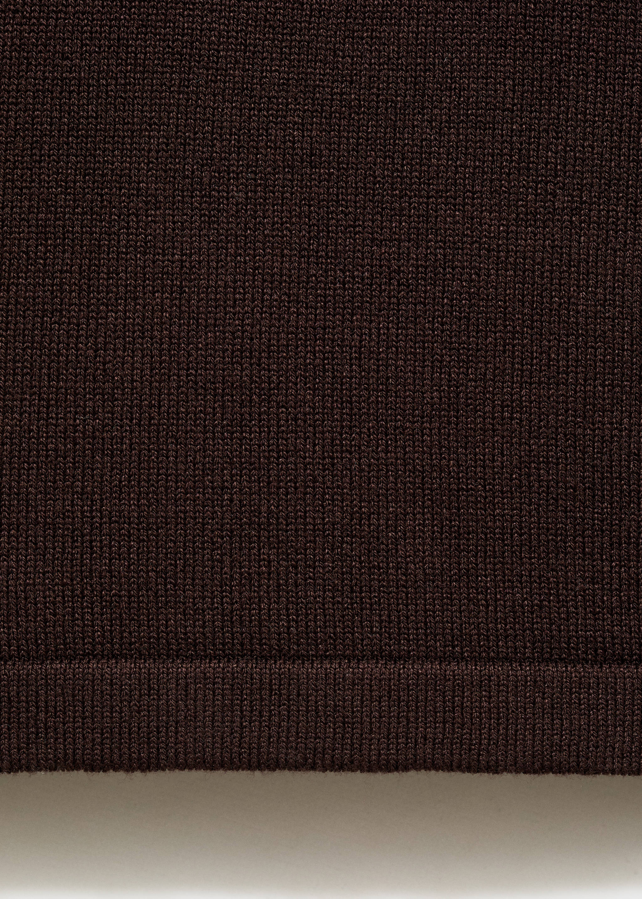 Fine-knit wide leg trousers - Details of the article 0