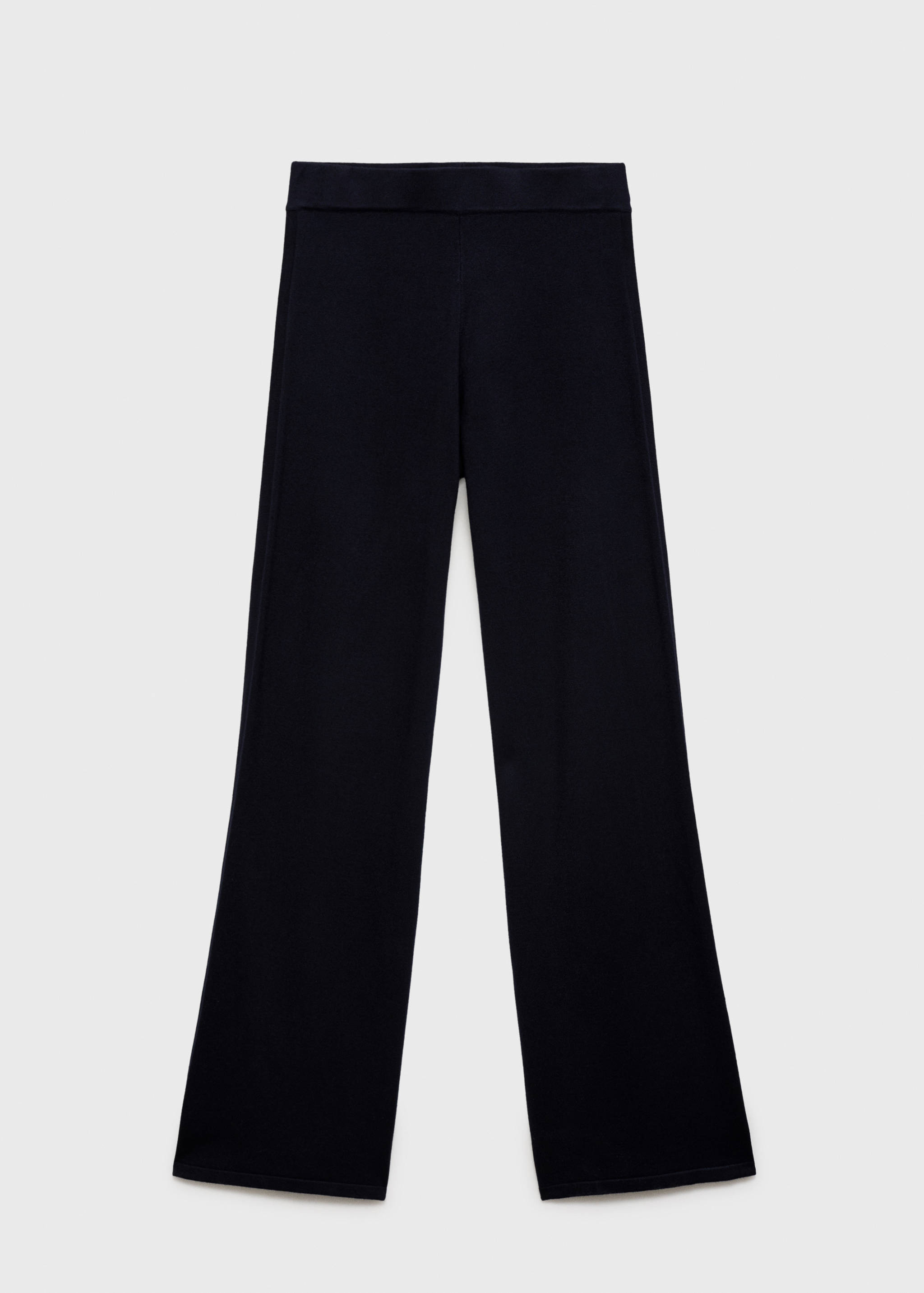 Fine-knit wide leg trousers - Article without model