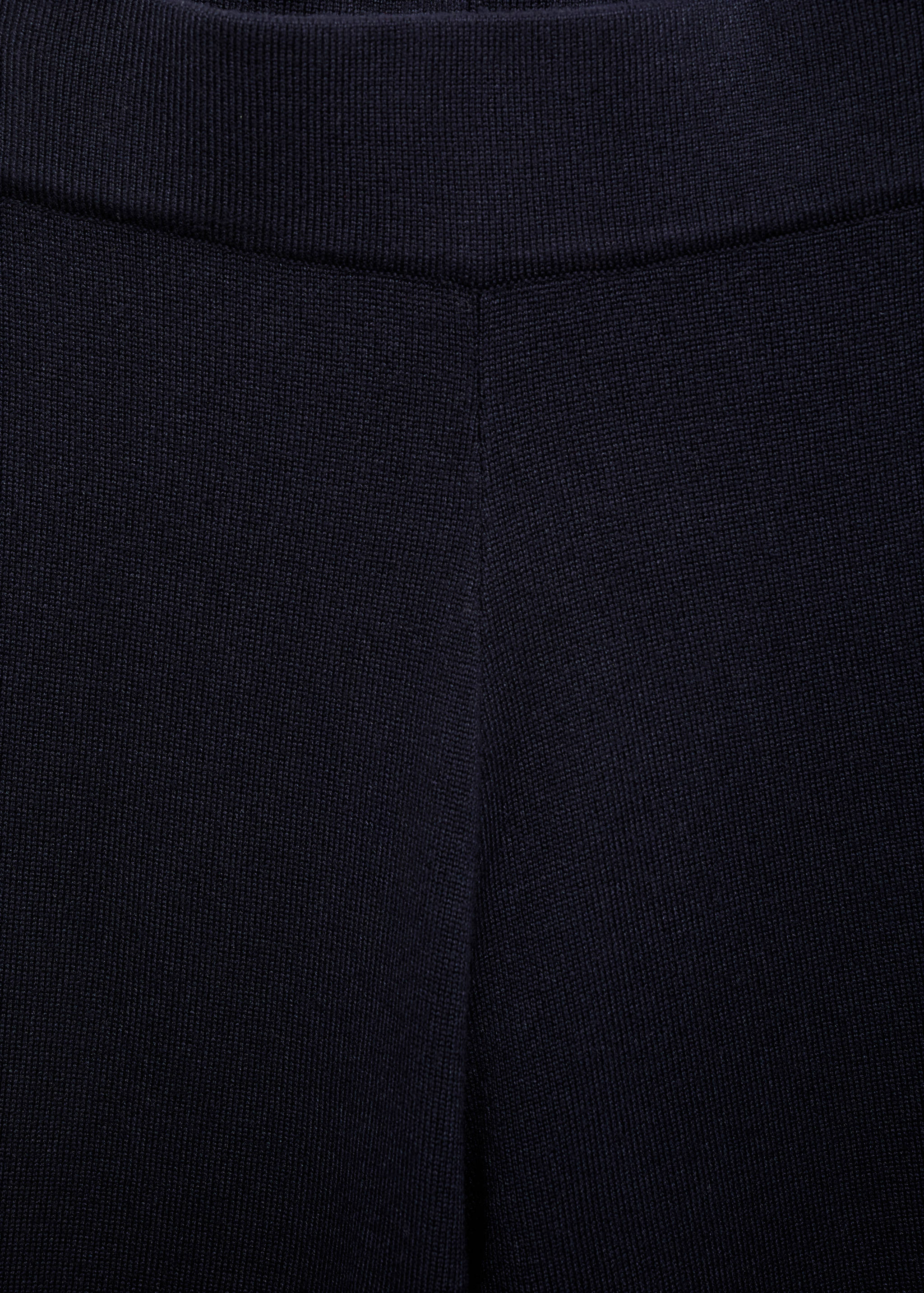 Fine-knit wide leg trousers - Details of the article 8