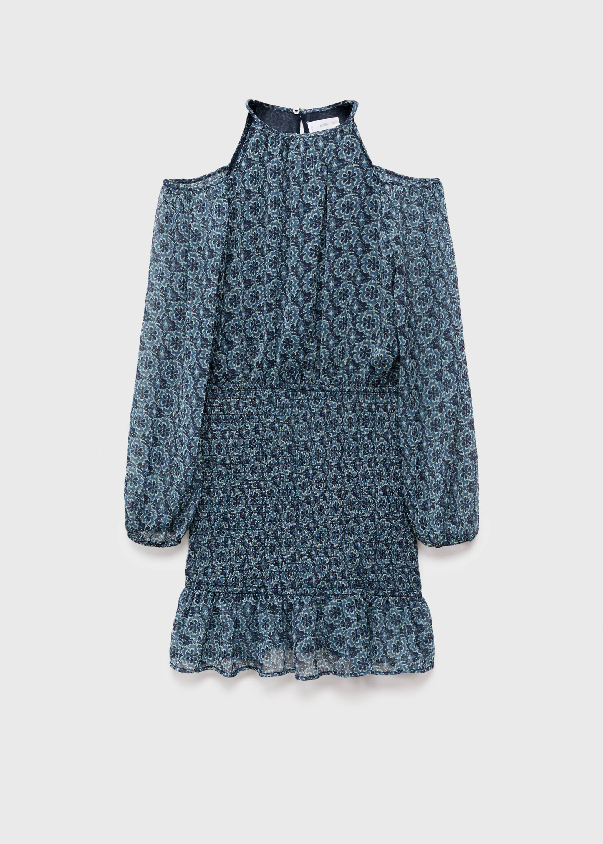 Floral dress with cut-out - Article without model
