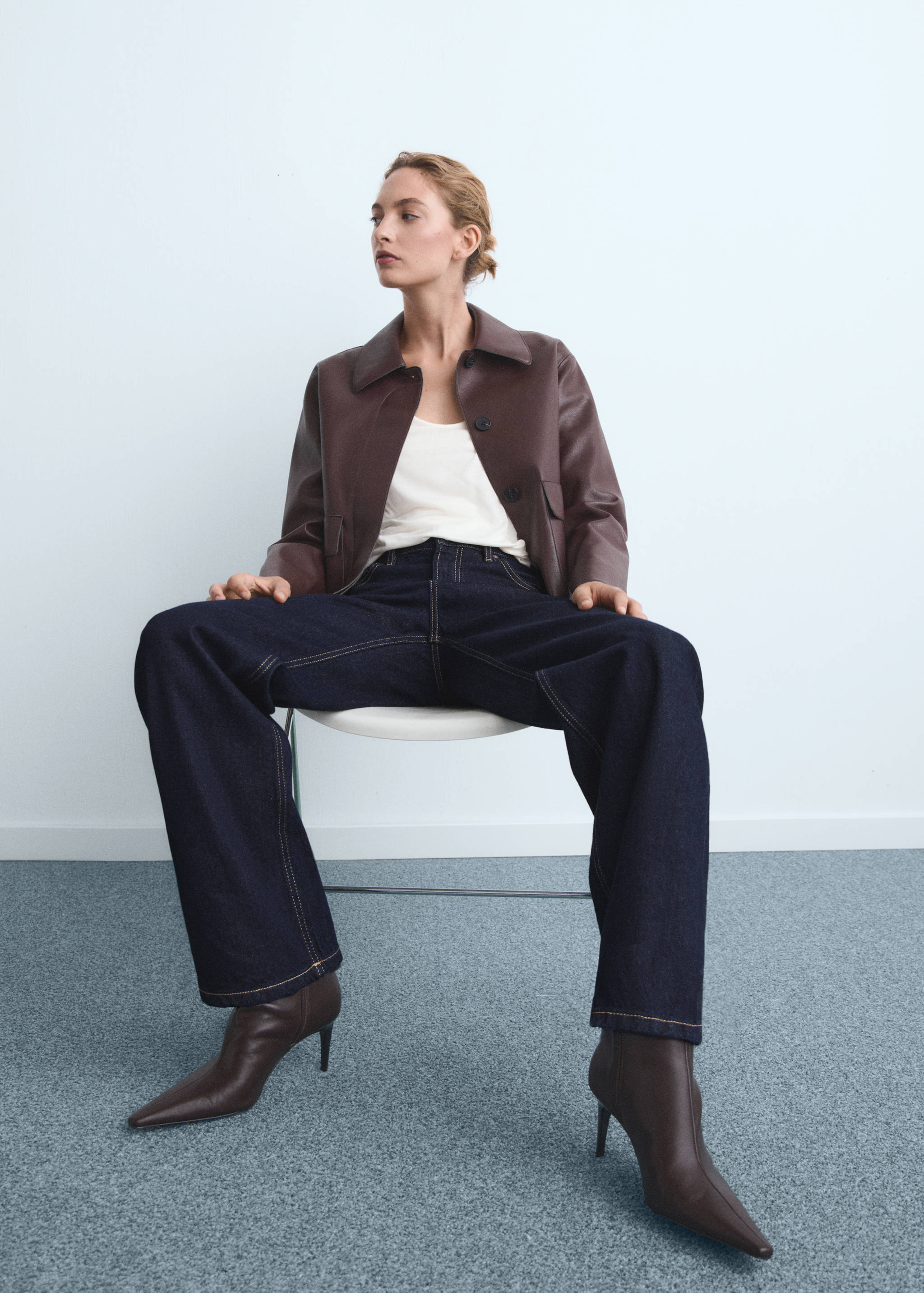 Miami medium-rise straight-fit jeans - Details of the article 2