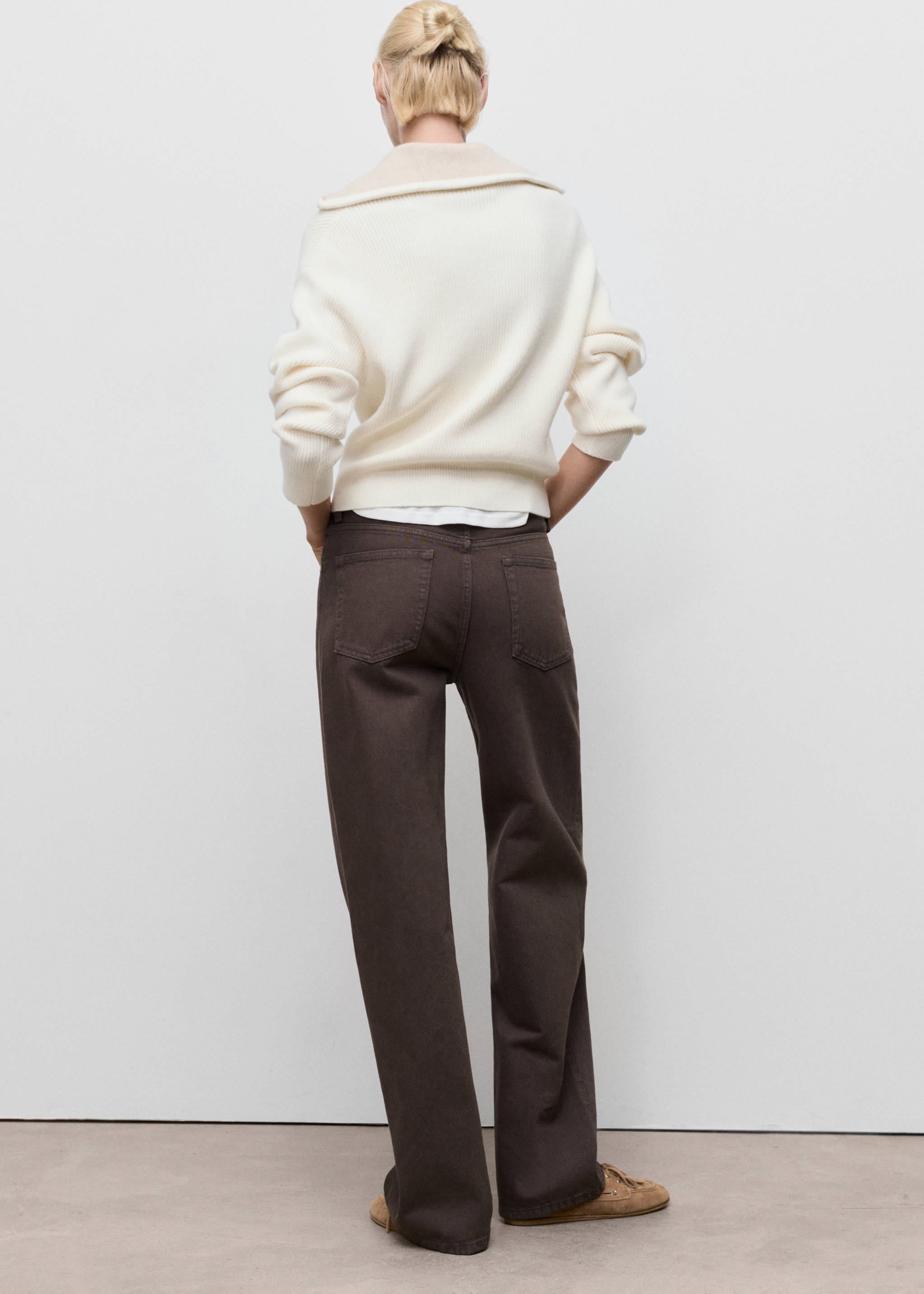 Miami medium-rise straight-fit jeans - Reverse of the article