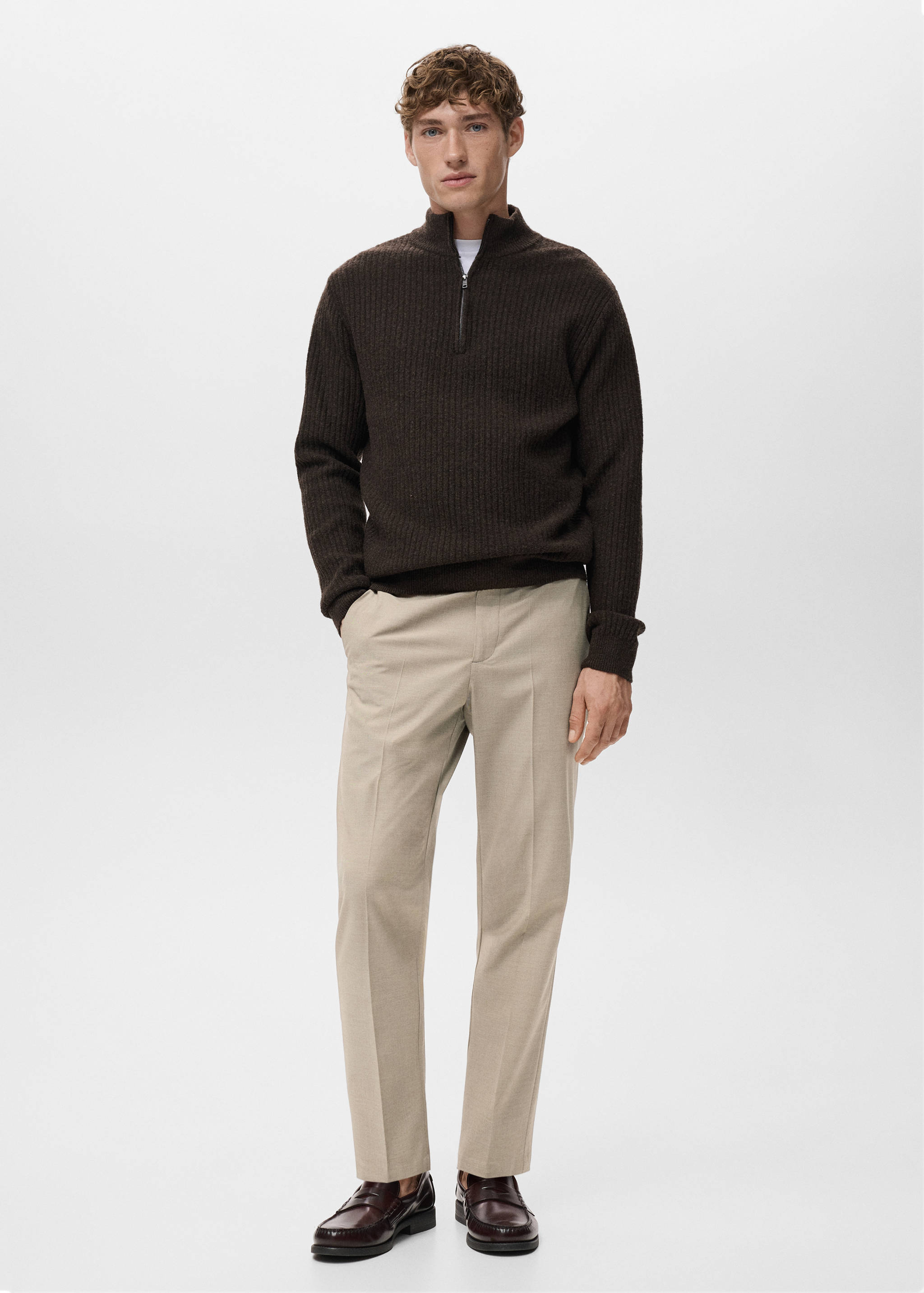 Pantalon Bologna cropped slim-fit - Plan général