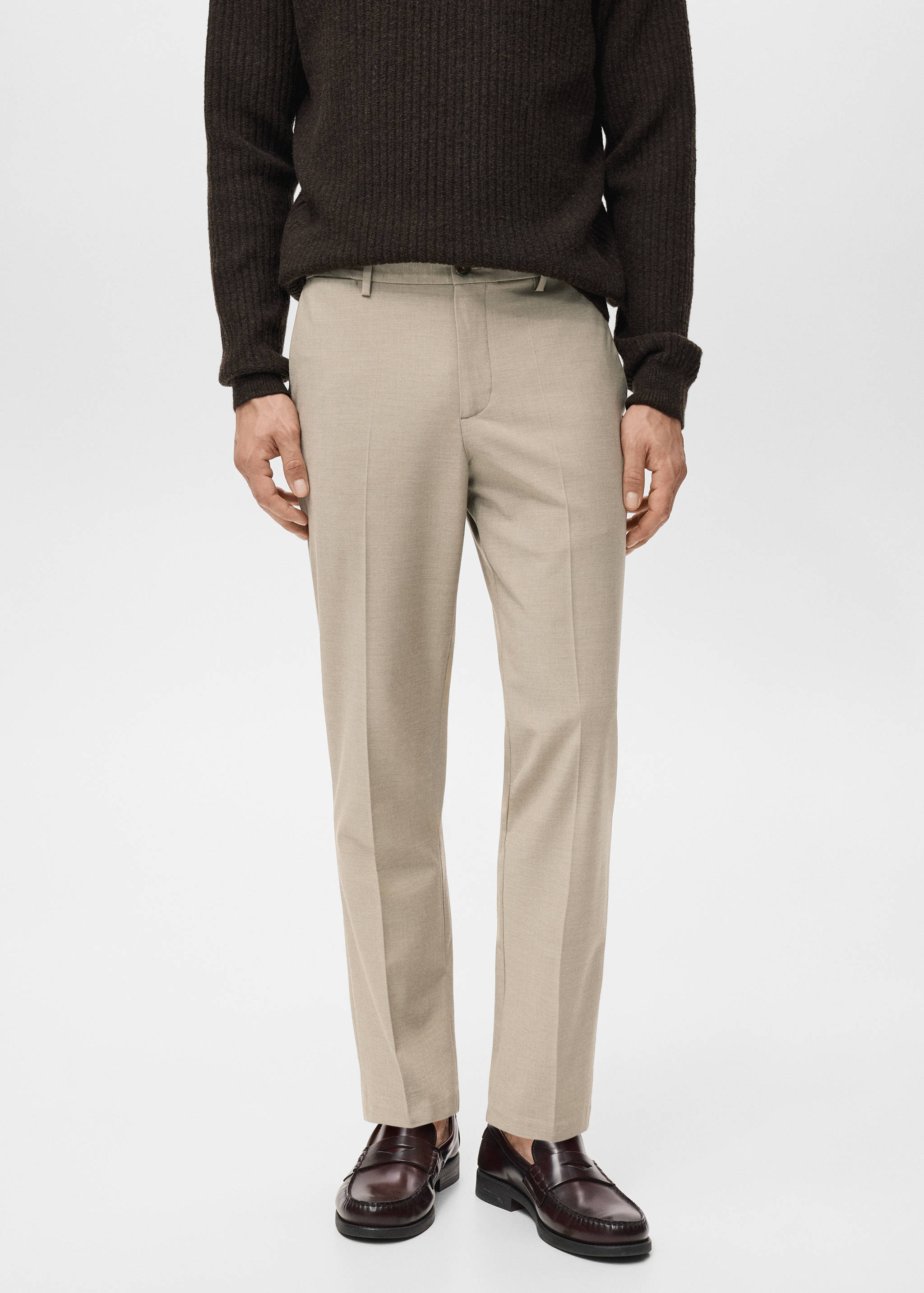 Pantalon Bologna cropped slim-fit - Plan moyen