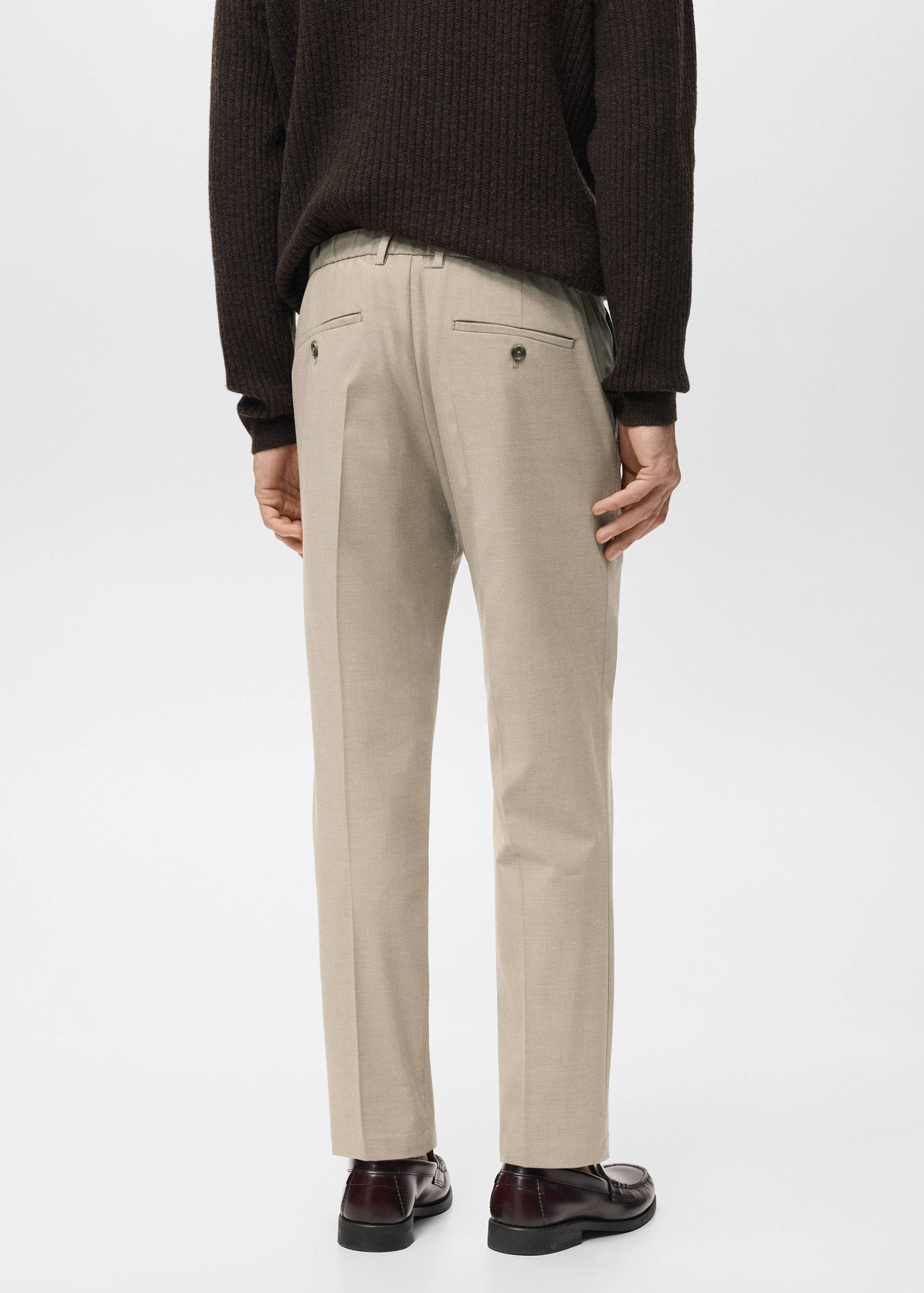 Pantalon Bologna cropped slim-fit - Verso de l’article