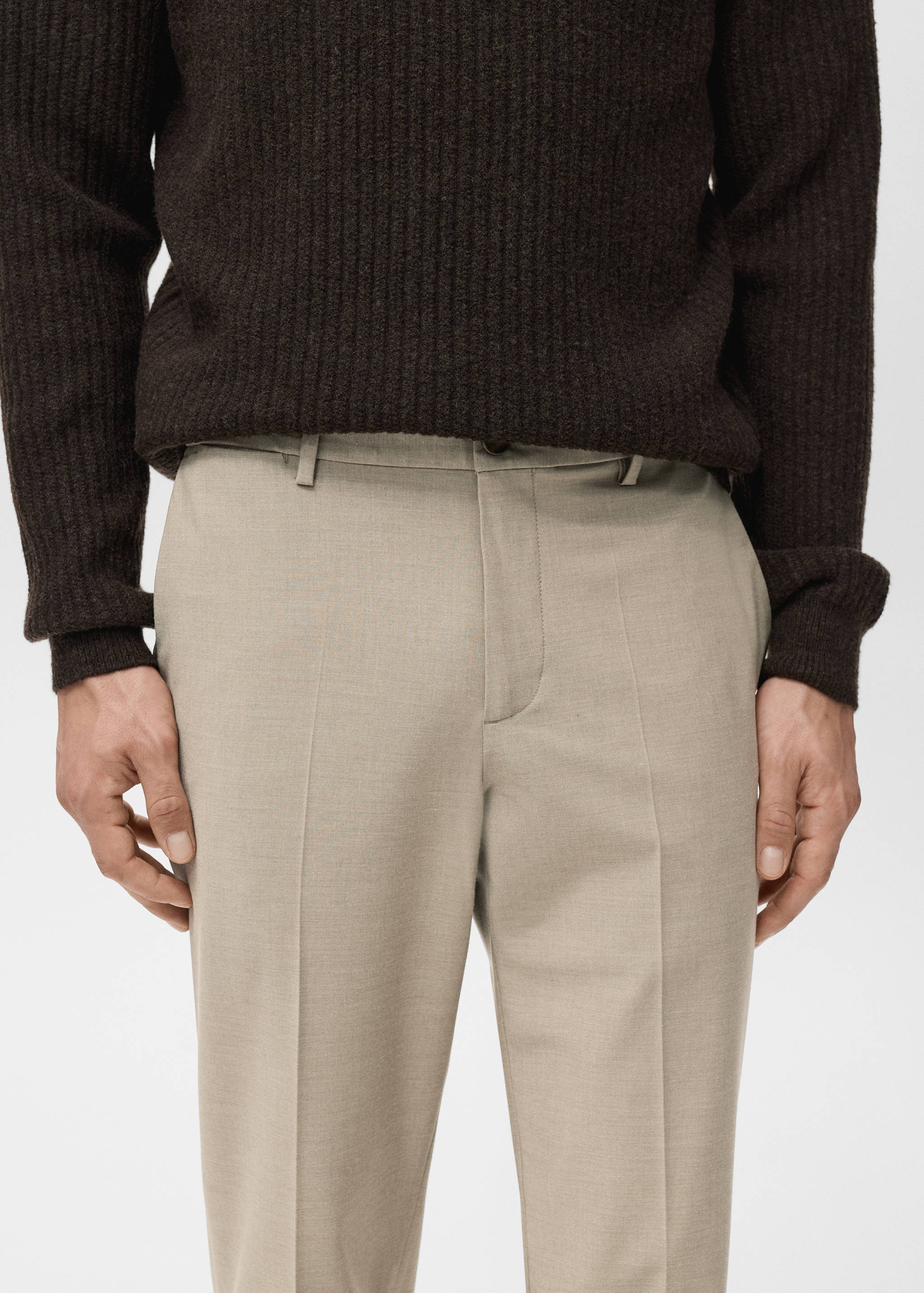 Pantalon Bologna cropped slim-fit - Détail de l'article 1