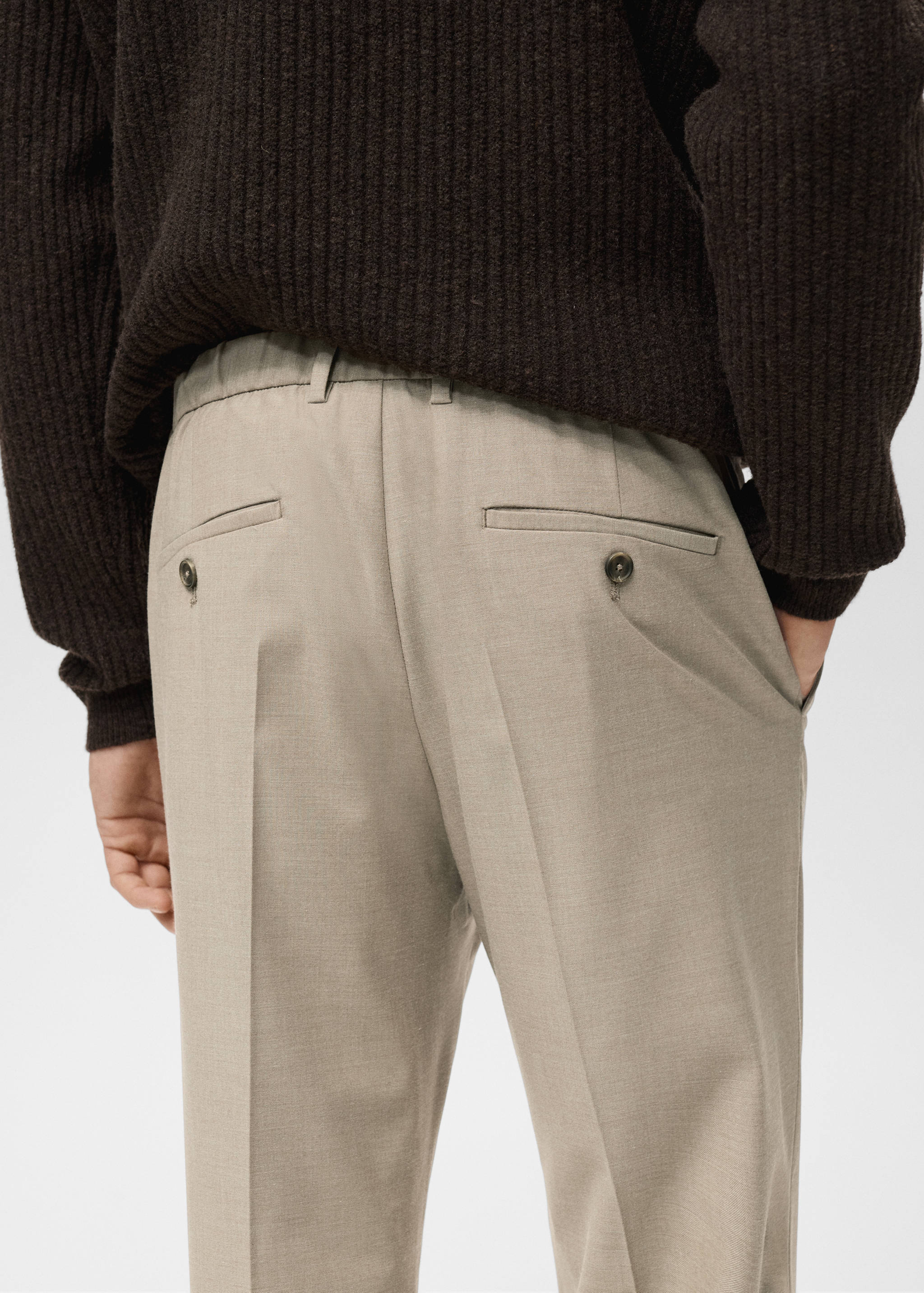 Pantalon Bologna cropped slim-fit - Détail de l'article 6