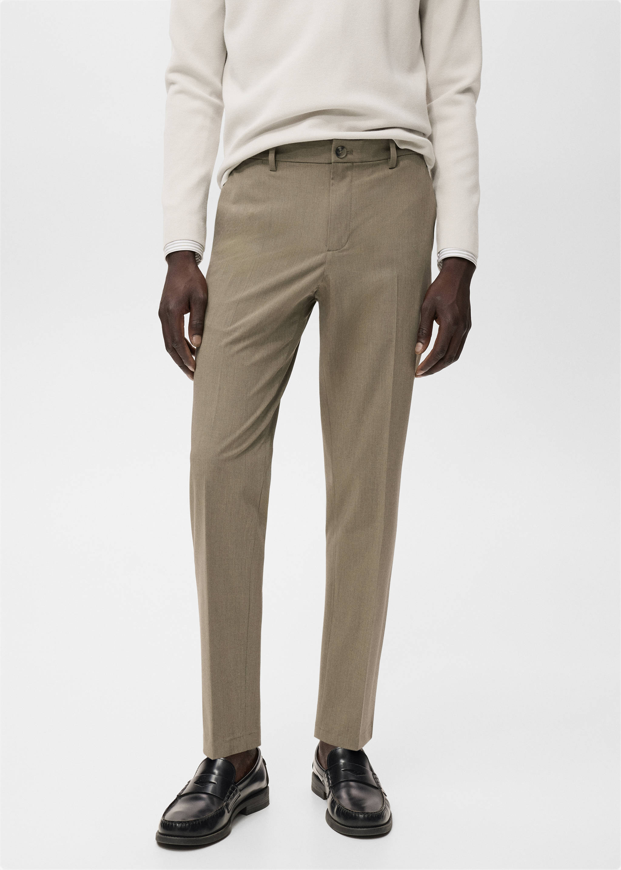 Pantalon Bologna cropped slim-fit - Plan moyen