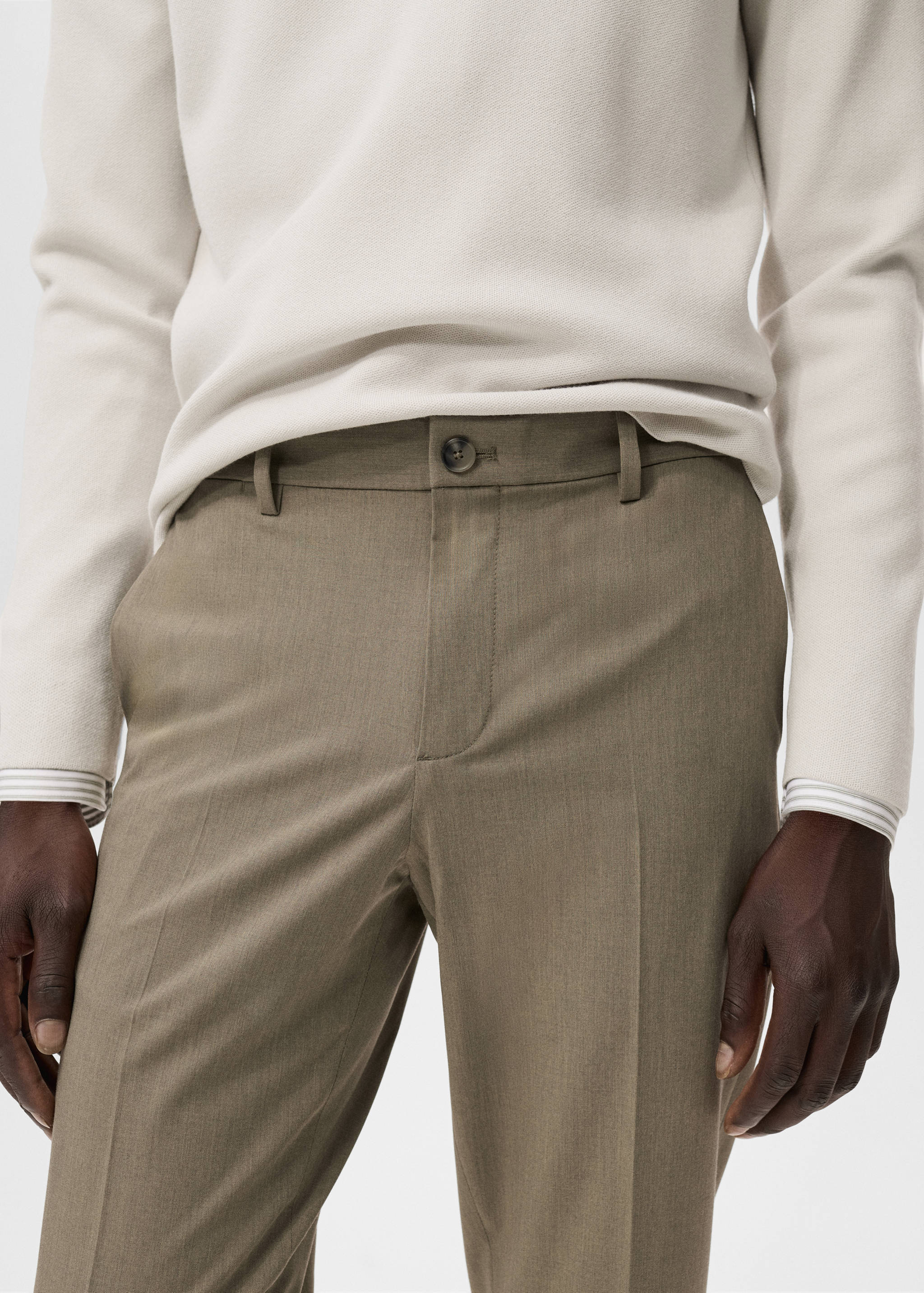 Pantalon Bologna cropped slim-fit - Détail de l'article 1