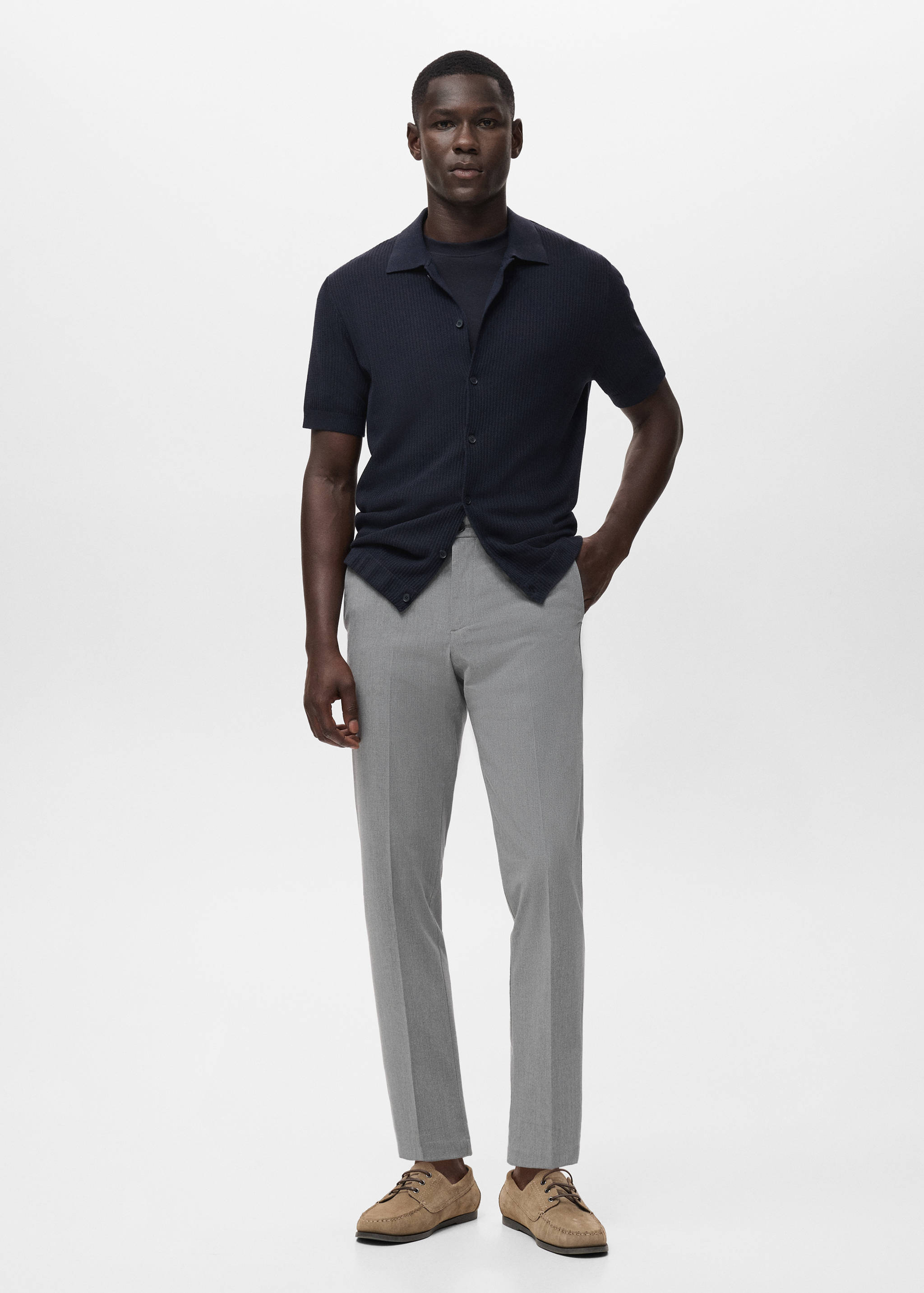 Pantalon Bologna cropped slim-fit - Plan général