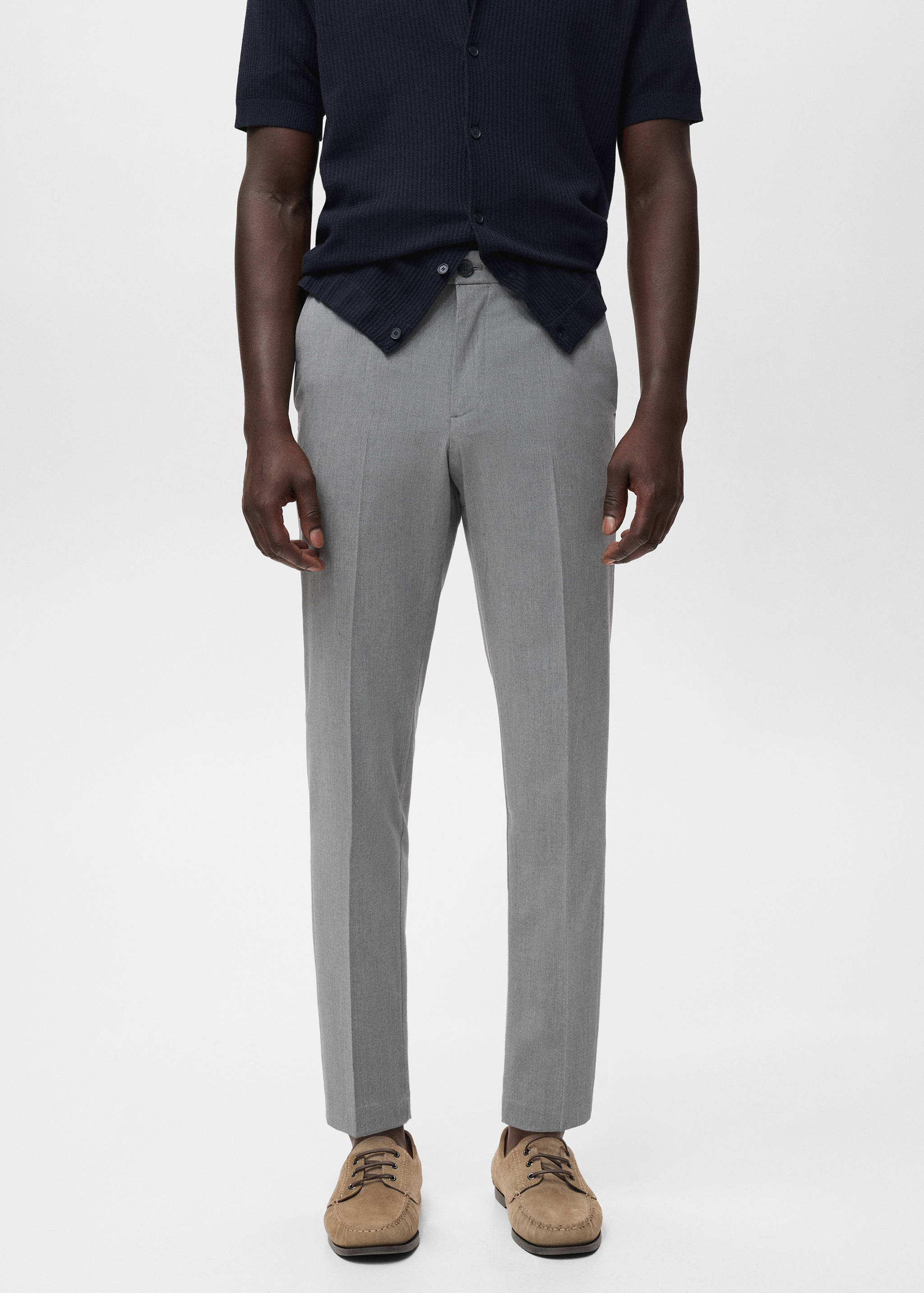 Pantalon Bologna cropped slim-fit - Plan moyen