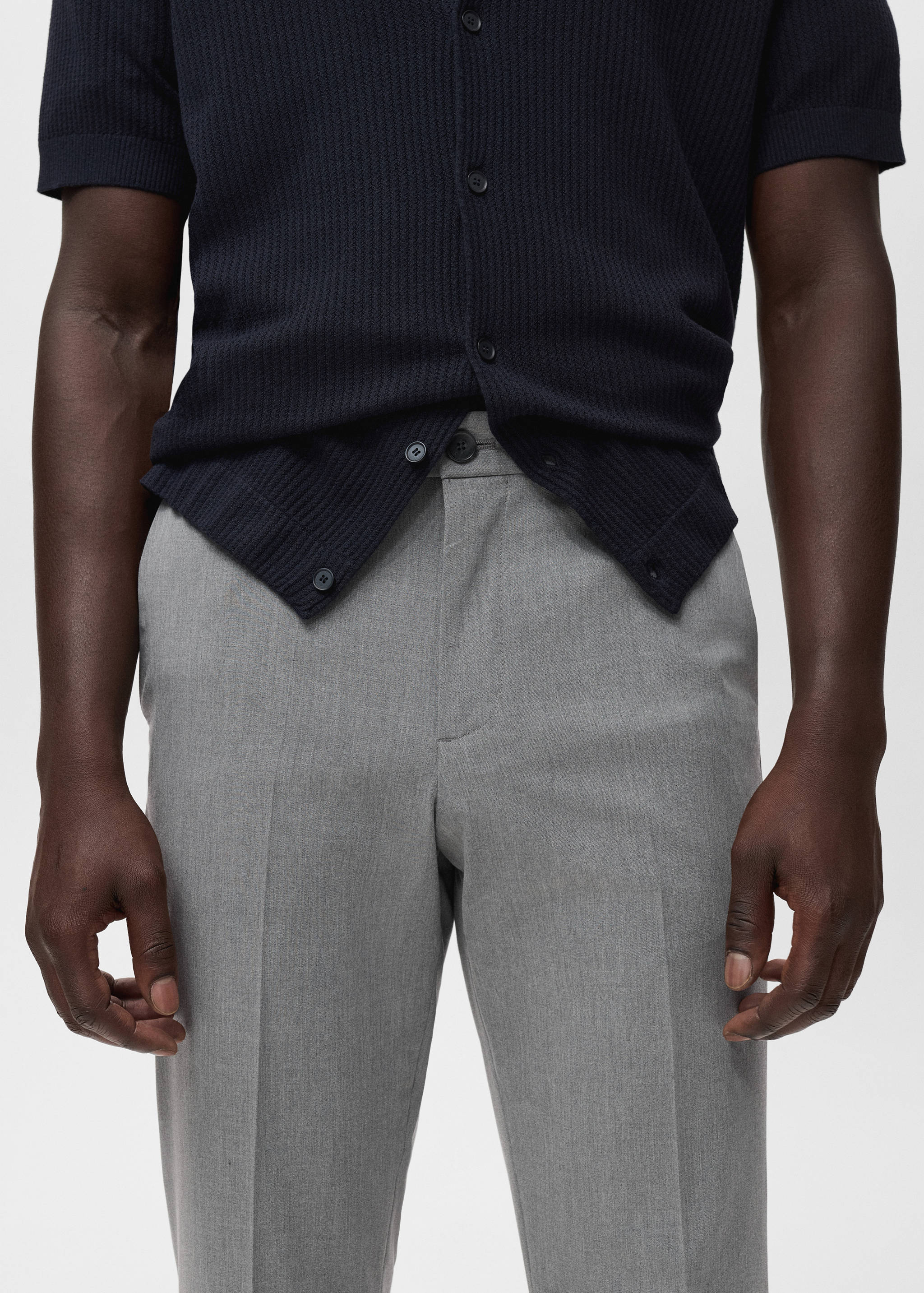 Pantalon Bologna cropped slim-fit - Détail de l'article 1