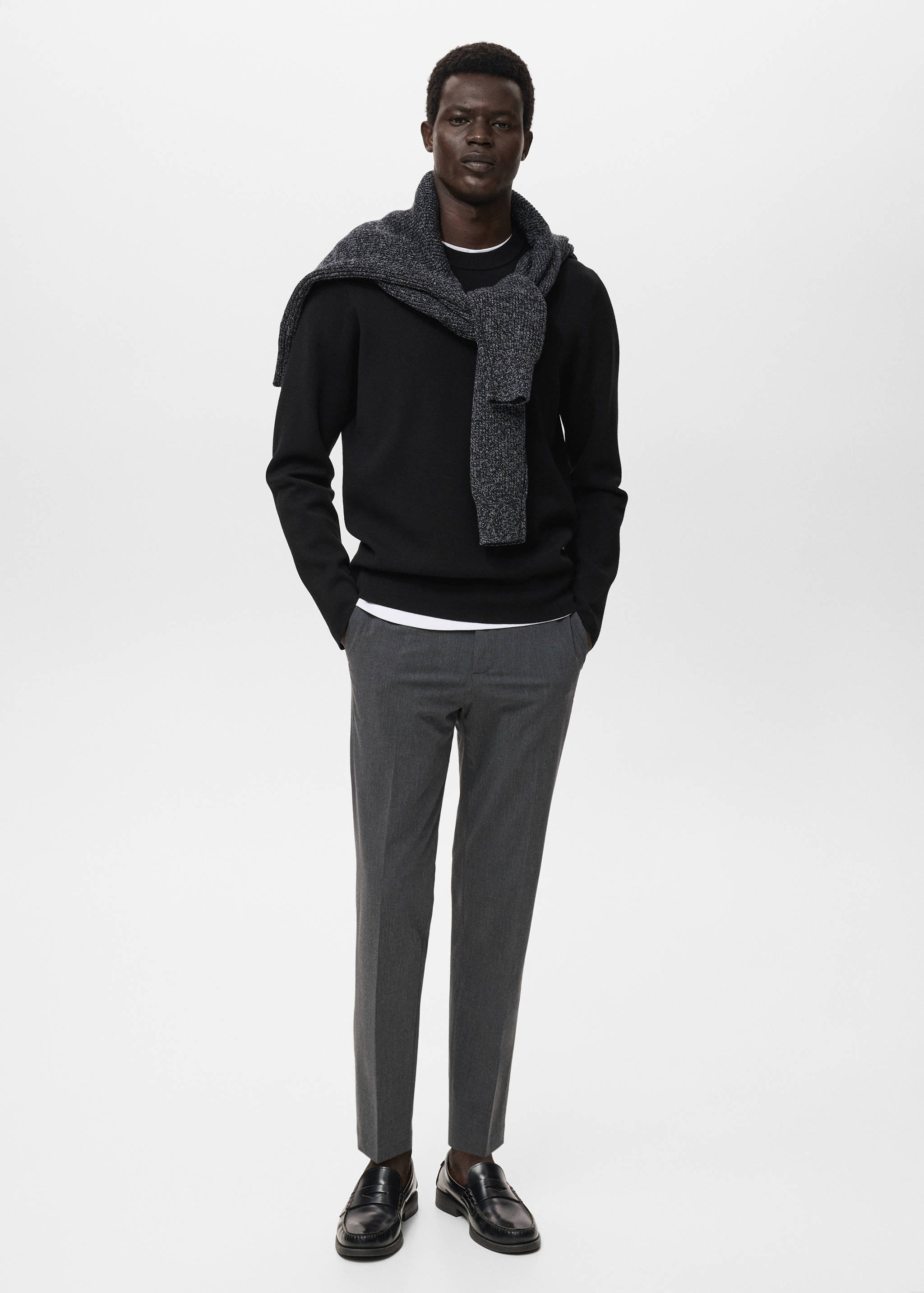 Pantalon Bologna cropped slim-fit - Plan général