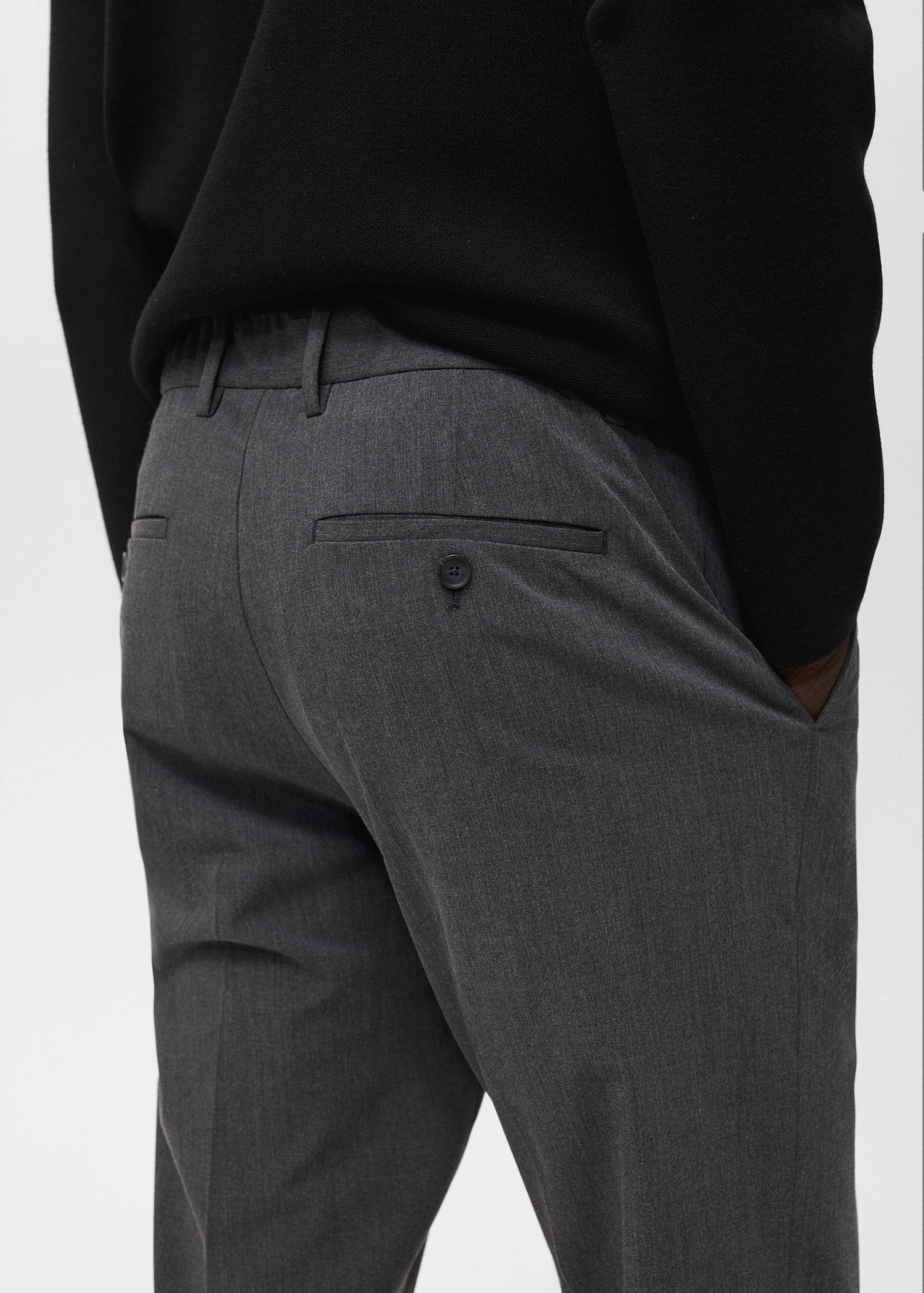 Pantalon Bologna cropped slim-fit - Détail de l'article 6