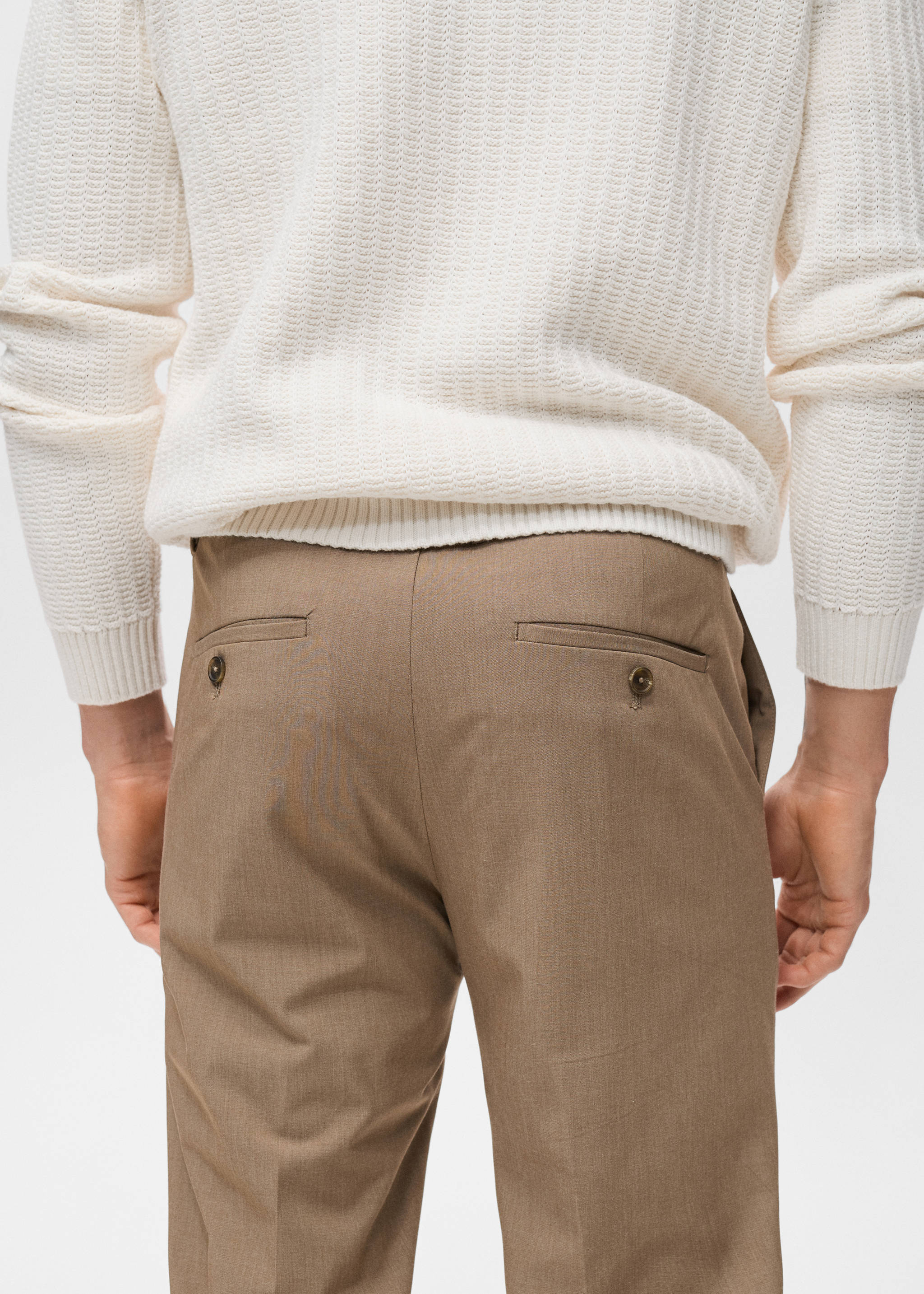 Pantalon Bologna cropped slim-fit - Détail de l'article 6