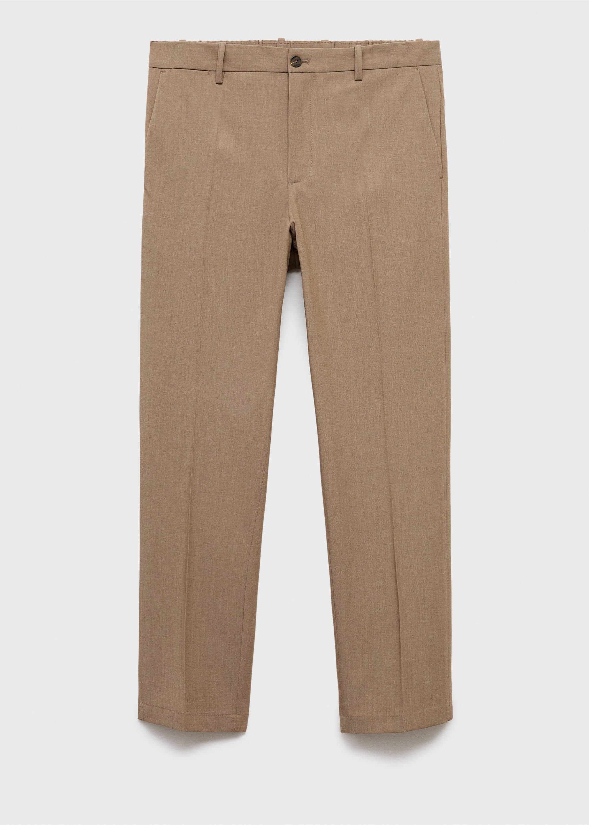 Slim-Fit-Hose Bologna im Cropped-Design - Artikel ohne Model, Nerzgrau. Ref: 17045140-00.