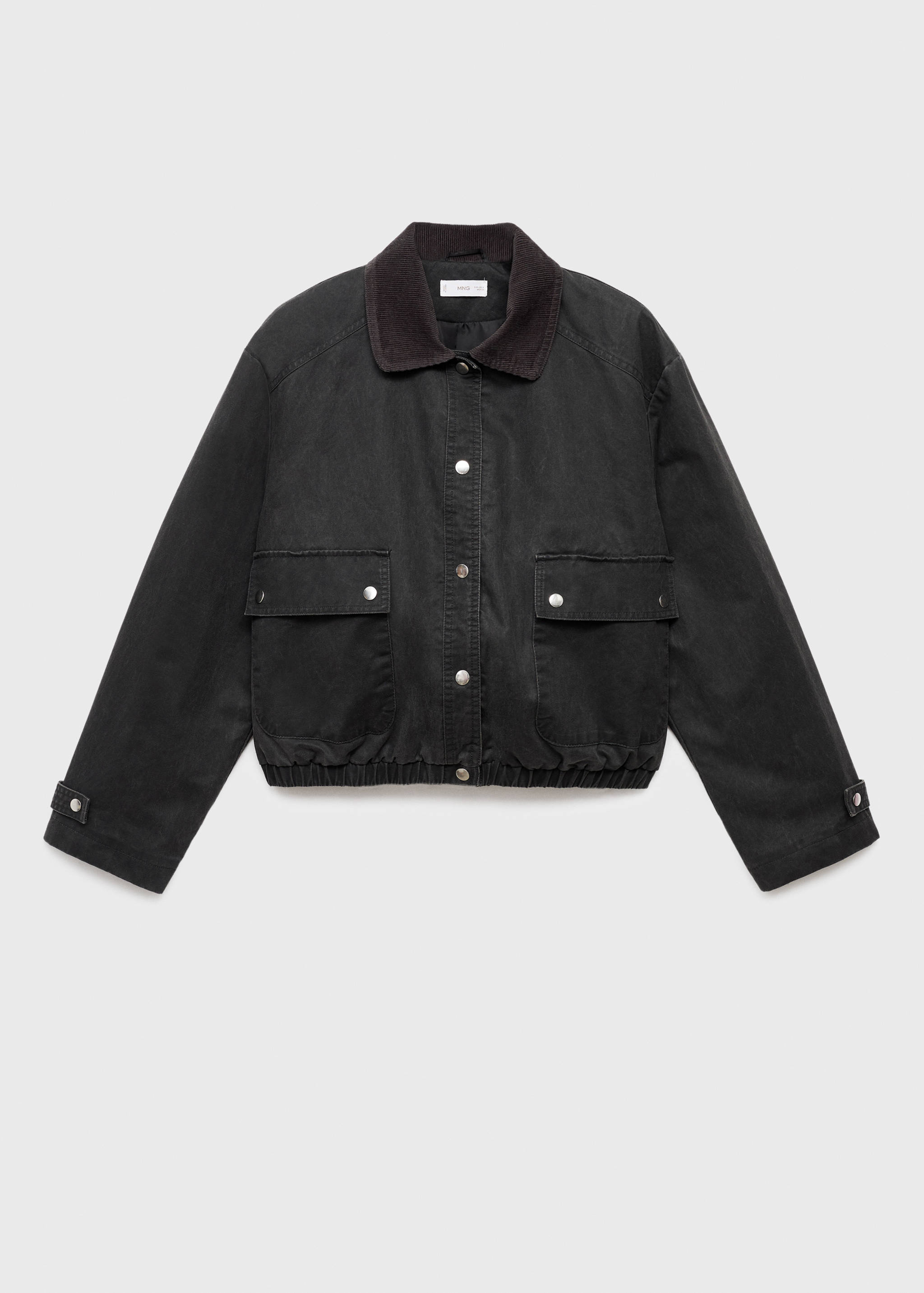 Bomber jacket with shirt collar - Article without model