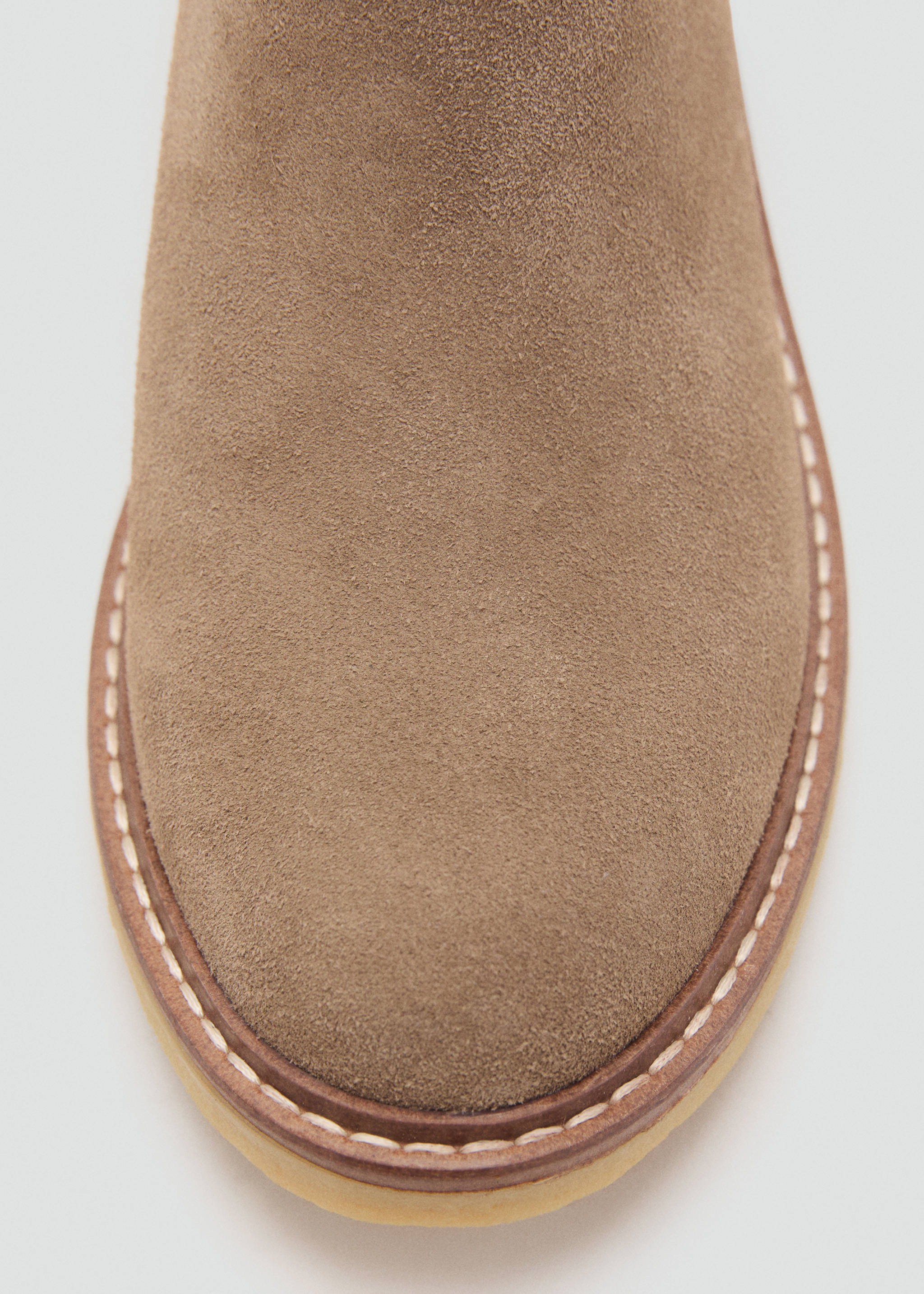 Suede leather ankle boots - Details of the article 2