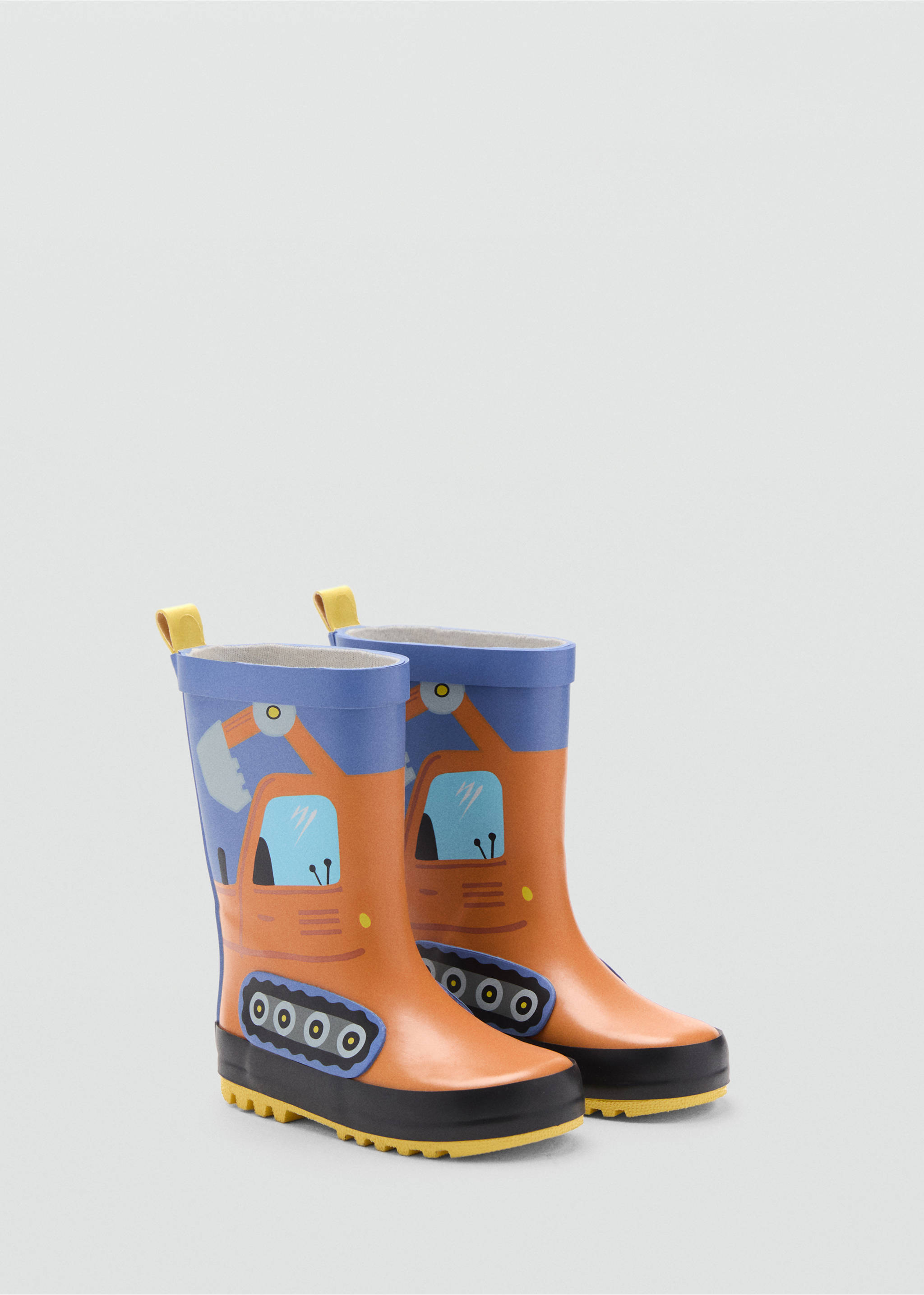 Wellington boots with drawing - Medium plane, Sky Blue. Ref: 17045144-00.