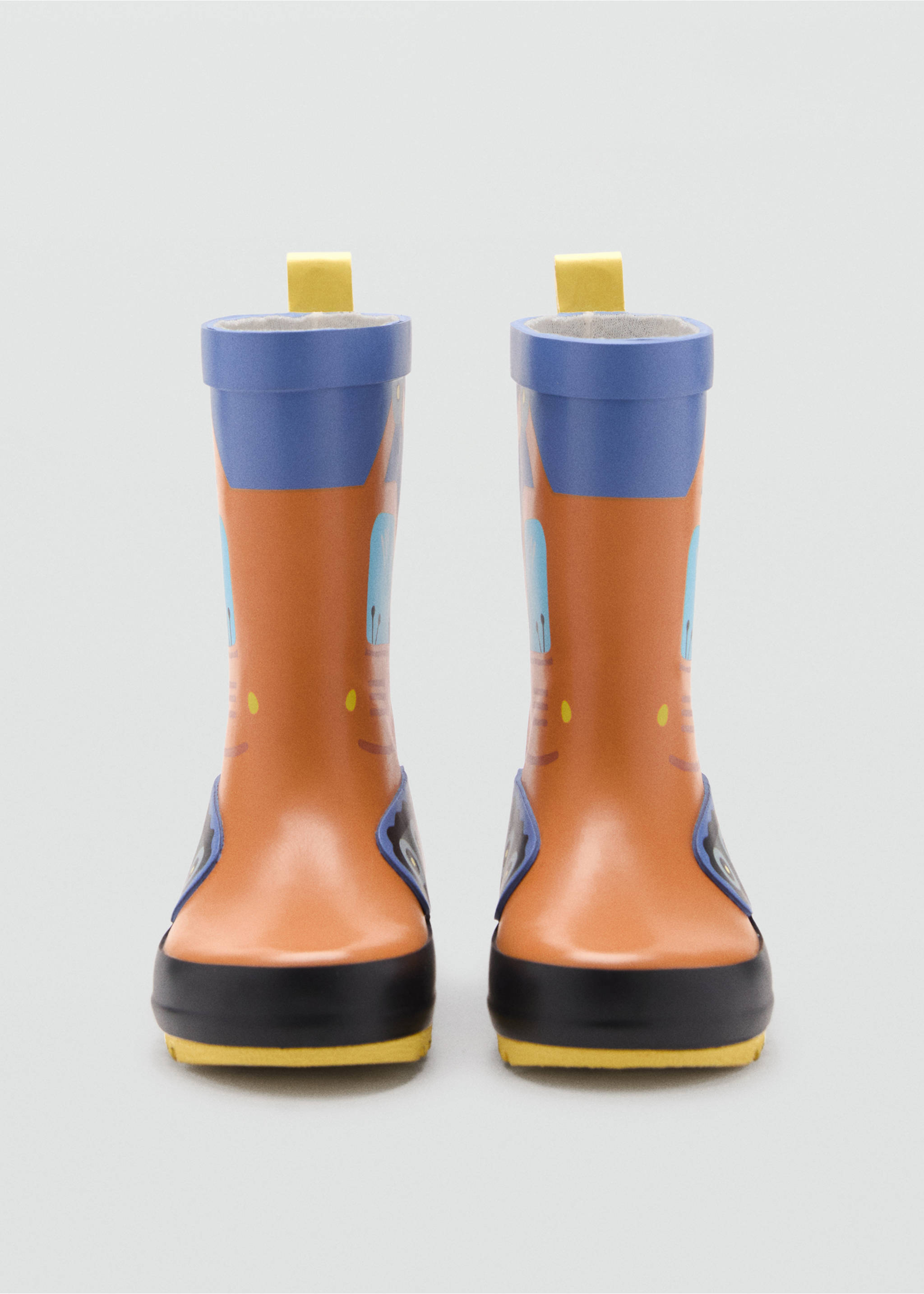 Wellington boots with drawing - Details of the article 2, Sky Blue. Ref: 17045144-00.