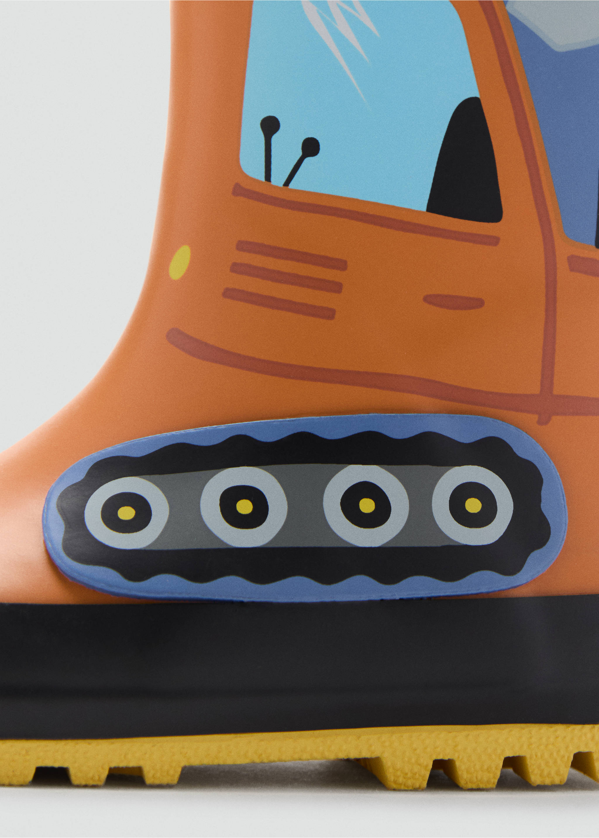 Wellington boots with drawing - Details of the article 3, Sky Blue. Ref: 17045144-00.