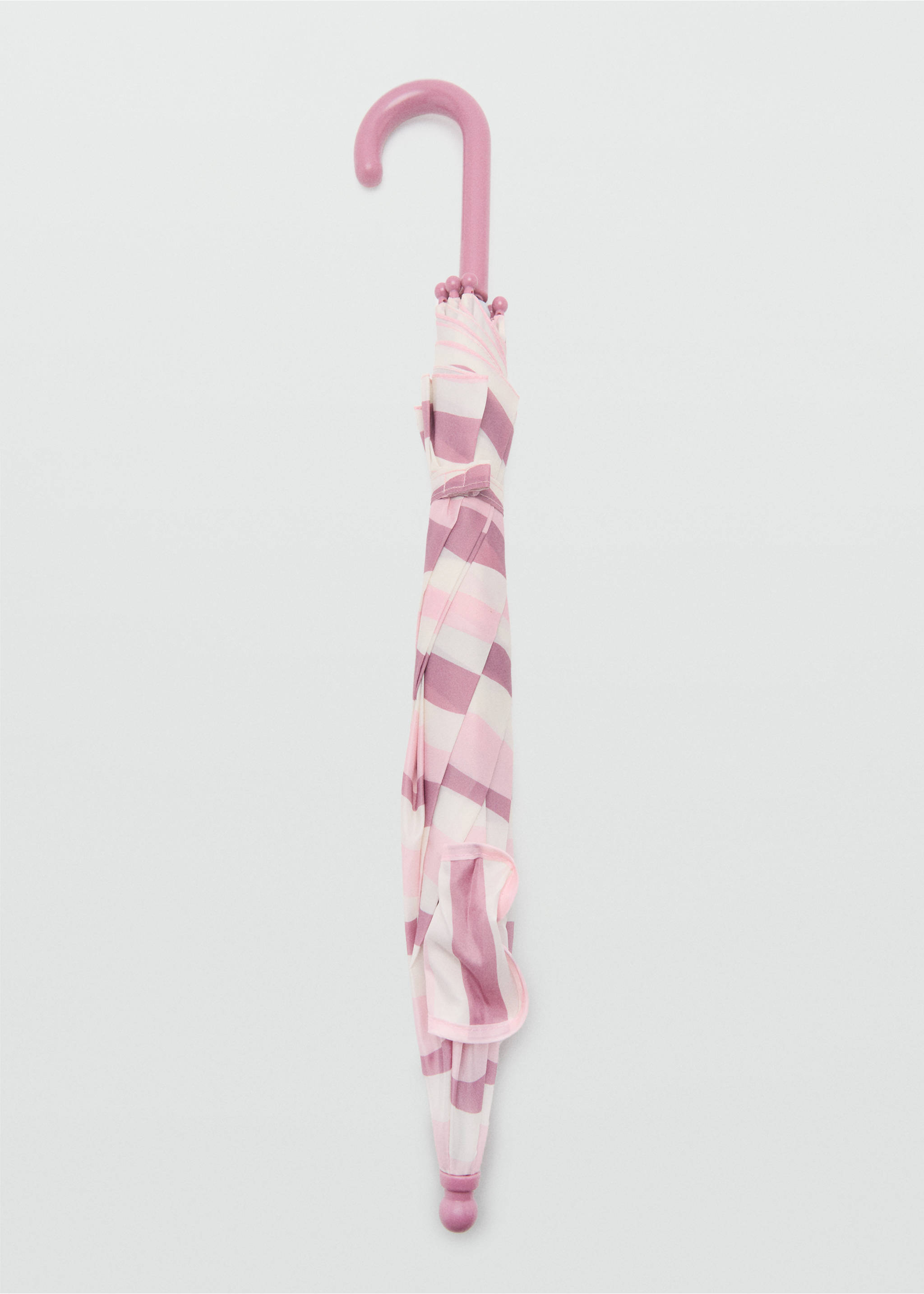 Striped umbrella with ears - Article without model, Pale Pink. Ref: 17045145-00.