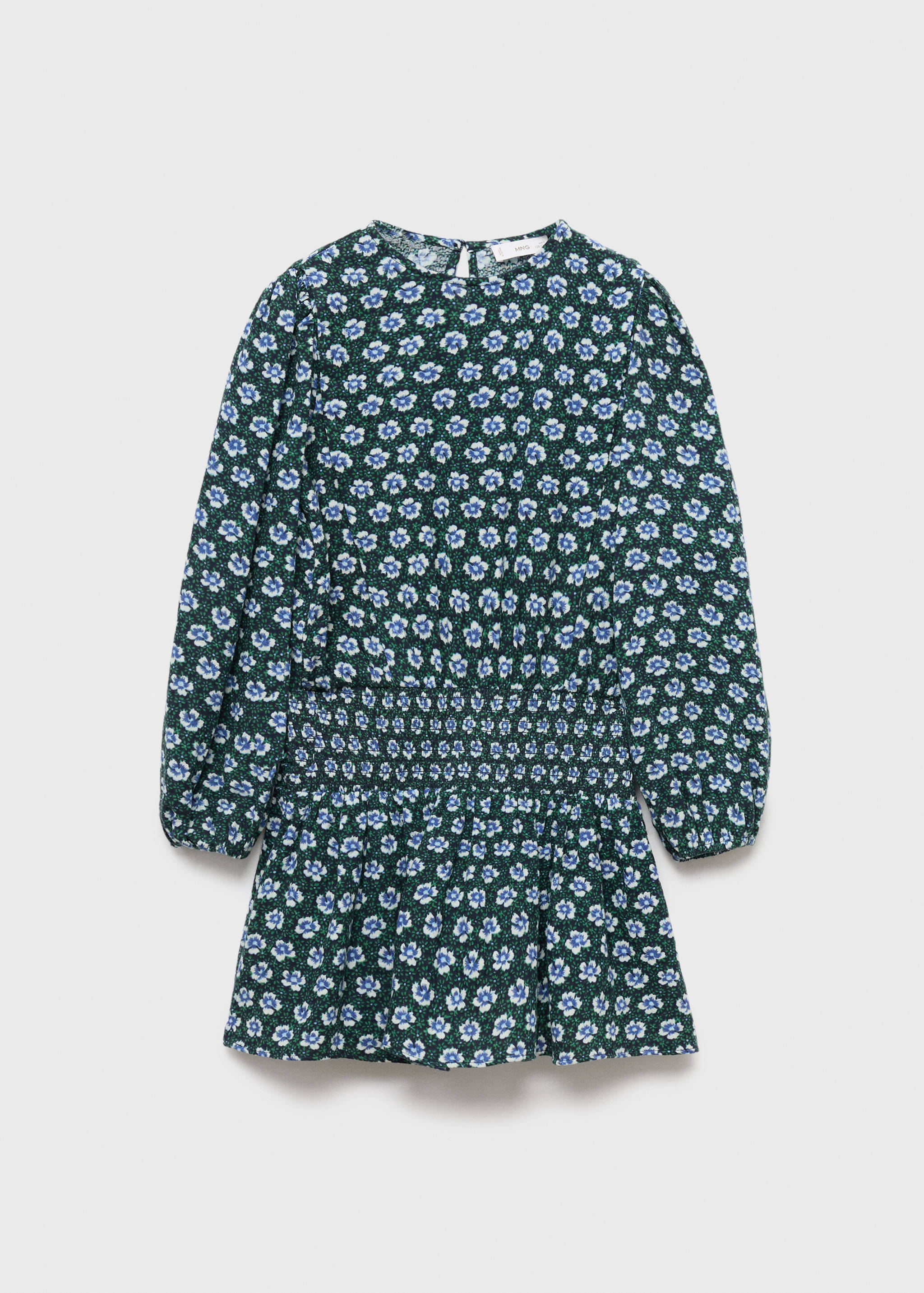Vestit floral frunzit - Article sense model