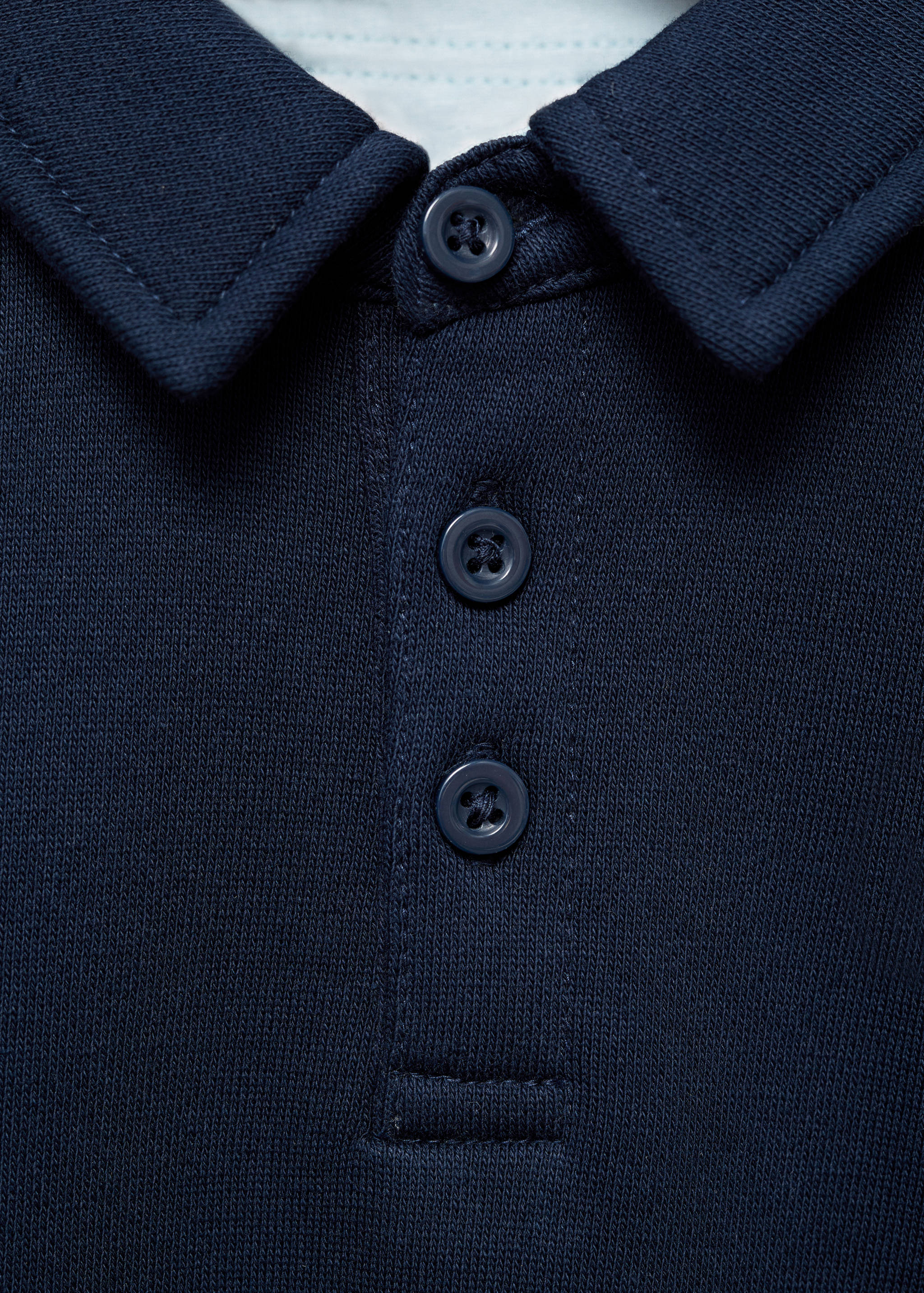 100% cotton polo-style sweatshirt - Details of the article 8