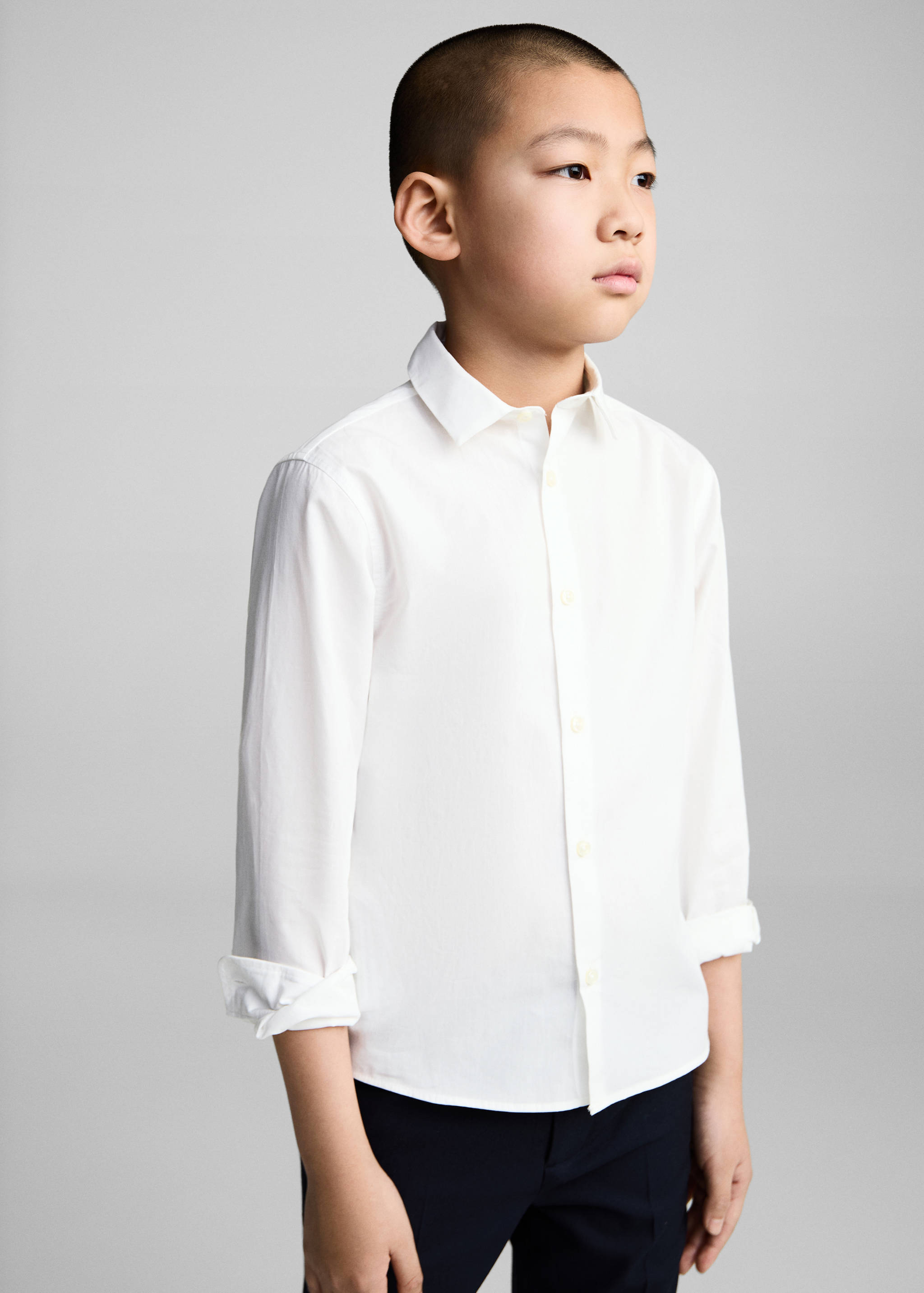 Oxford cotton shirt - Medium plane
