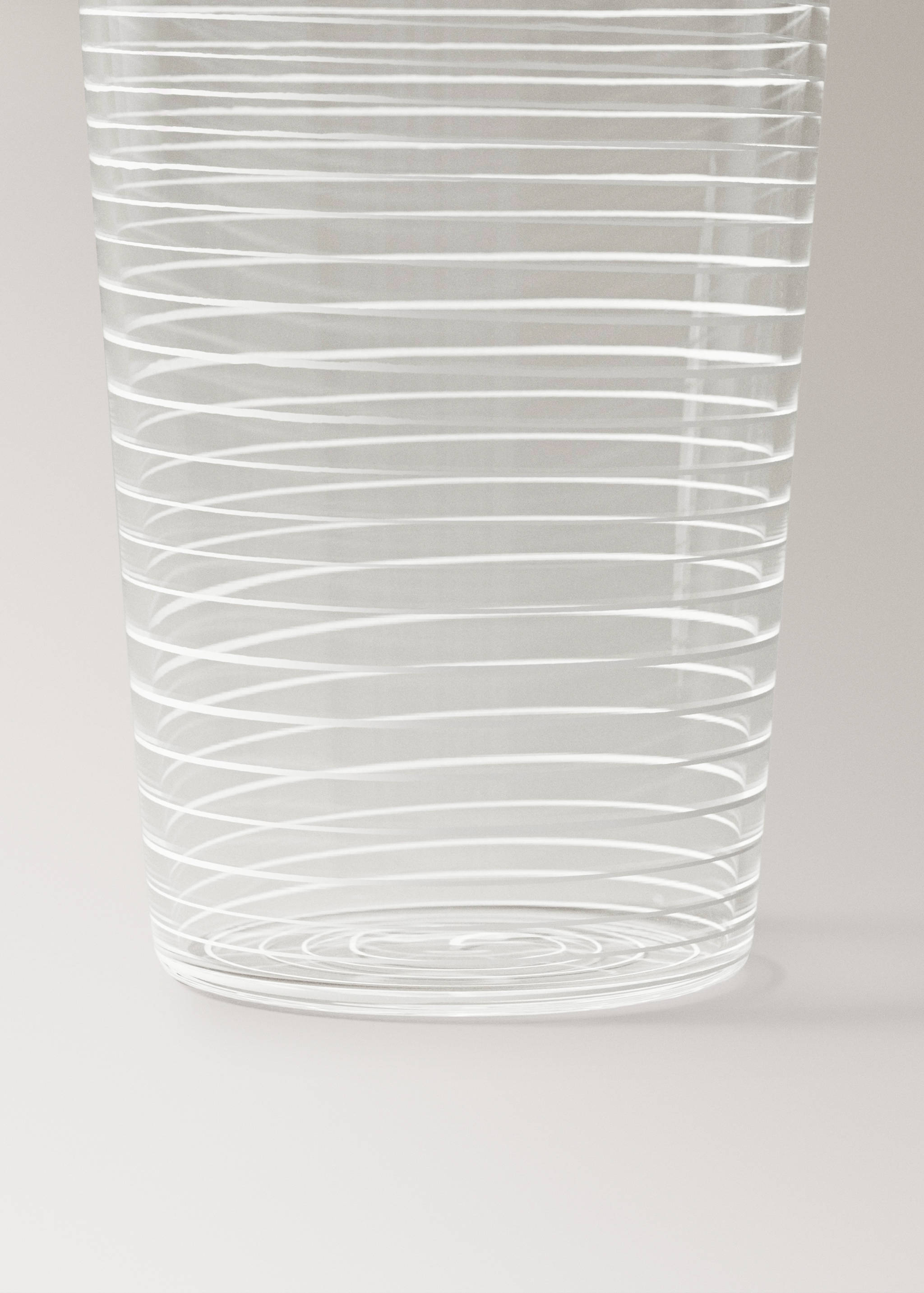 Borosilicate tumbler with lines - Details of the article 1