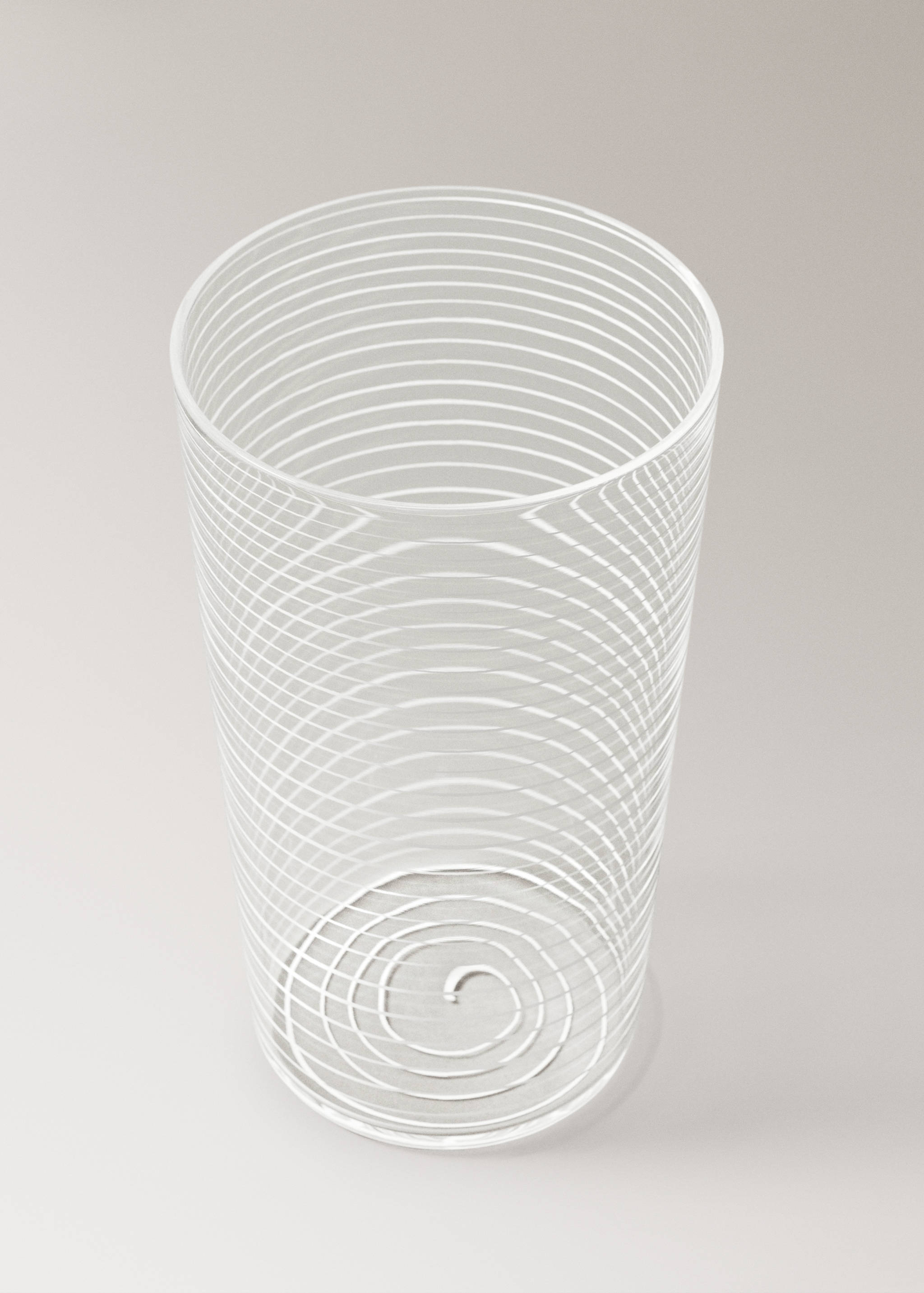 Borosilicate tumbler with lines - Details of the article 2