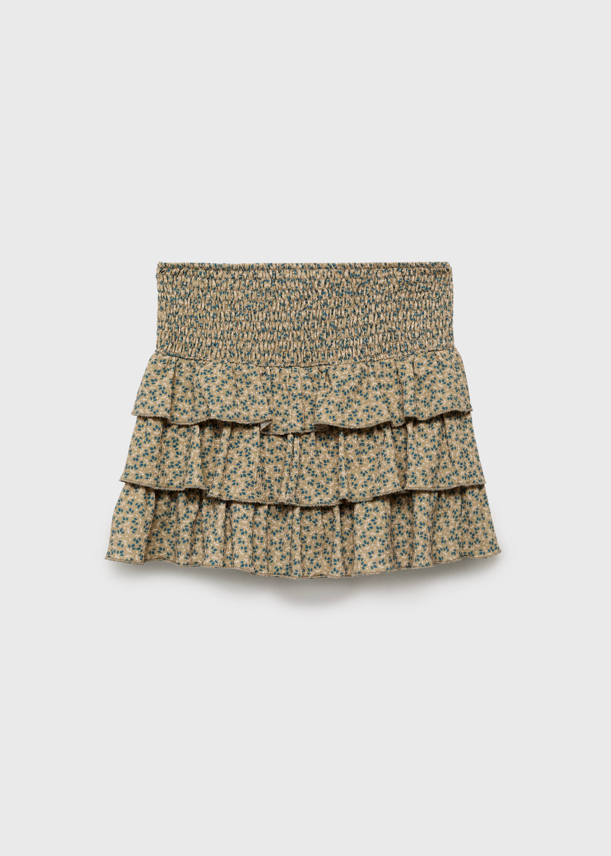 Jupe évasée à fleurs - Verso de l’article