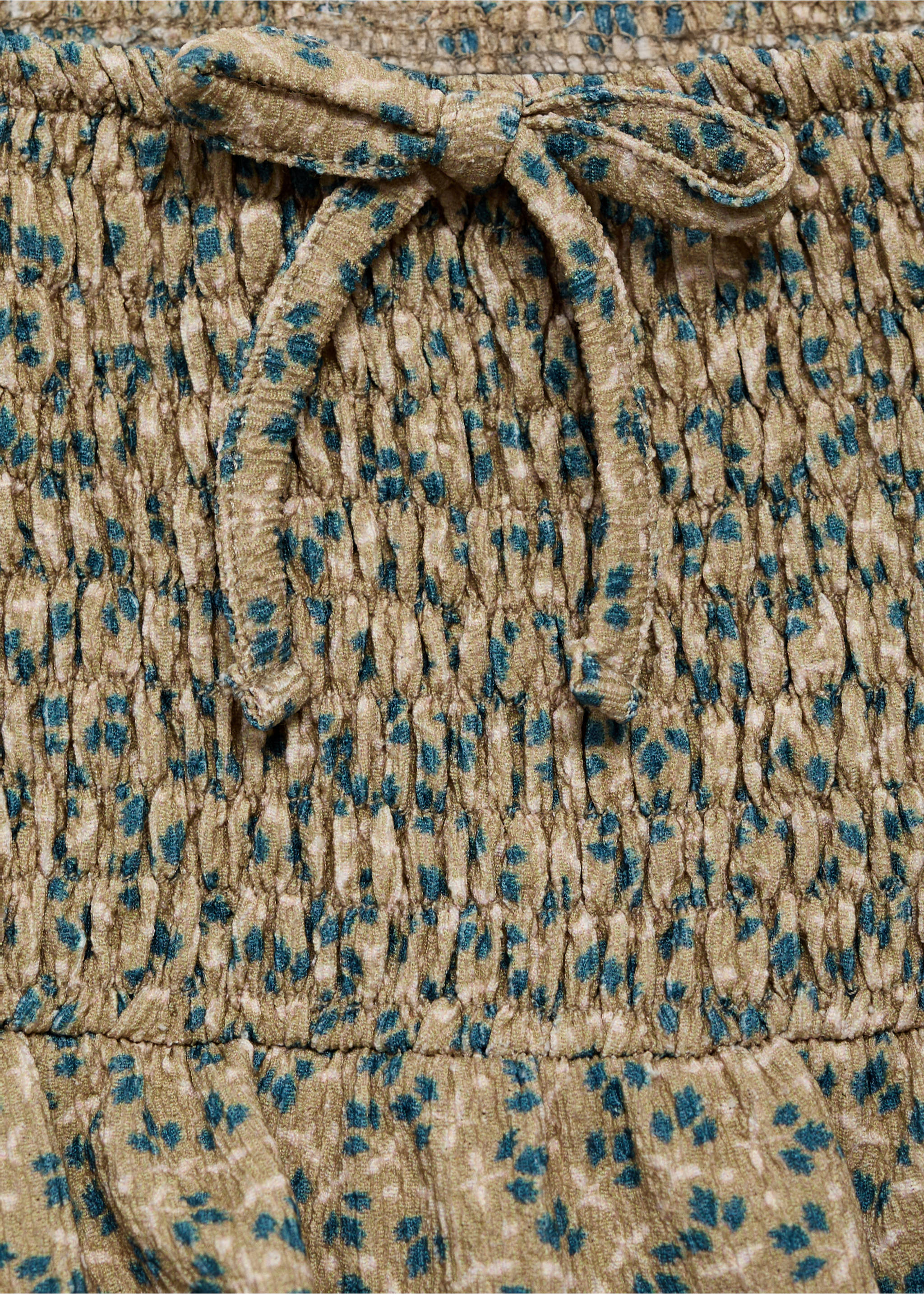 Jupe évasée à fleurs - Détail de l'article 8, Vert. Ref: 17045167-00.