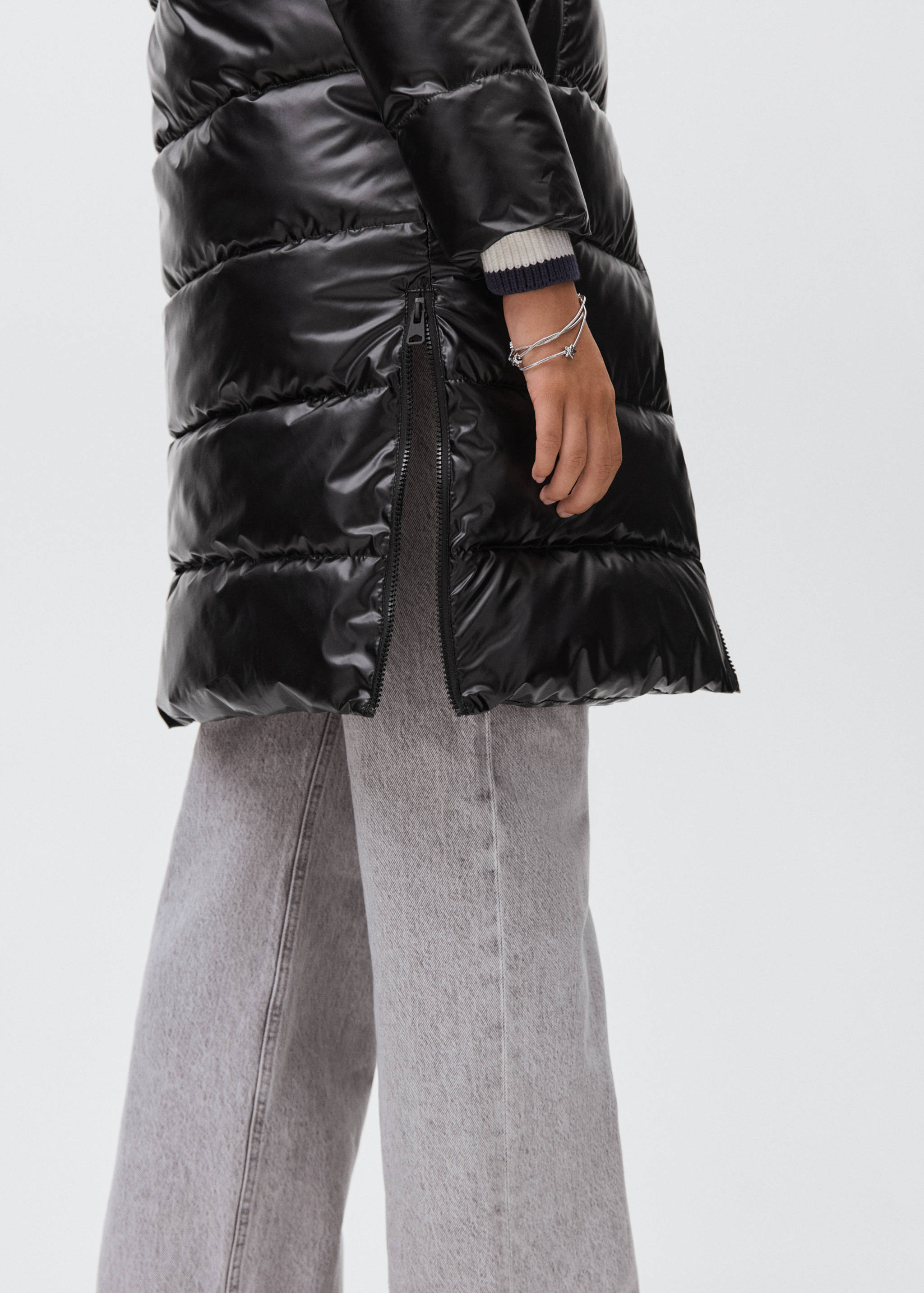 Quilted skin style jacket - Details of the article 3