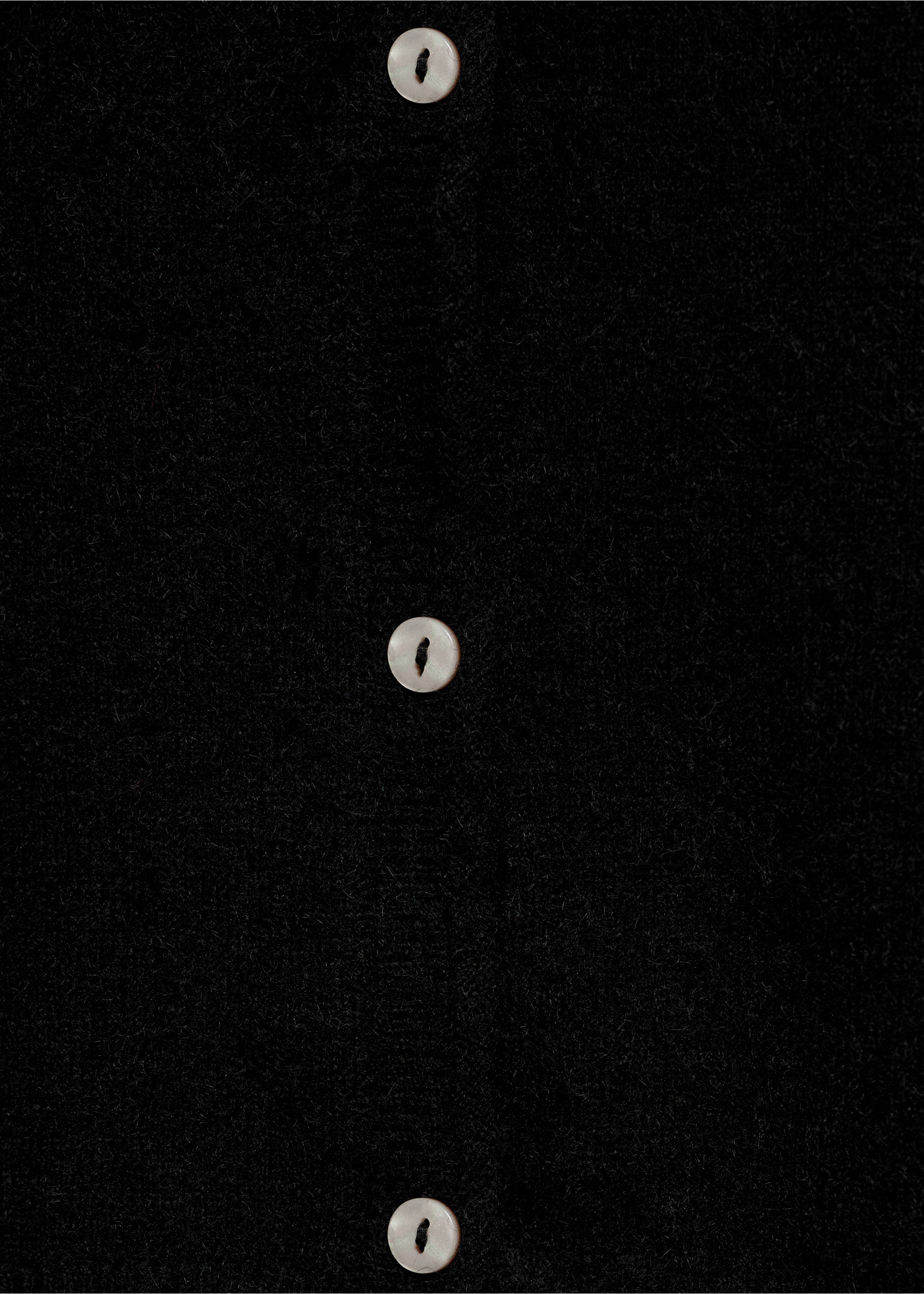 Knitted button cardigan - Details of the article 8, Black. Ref: 17045790-00.