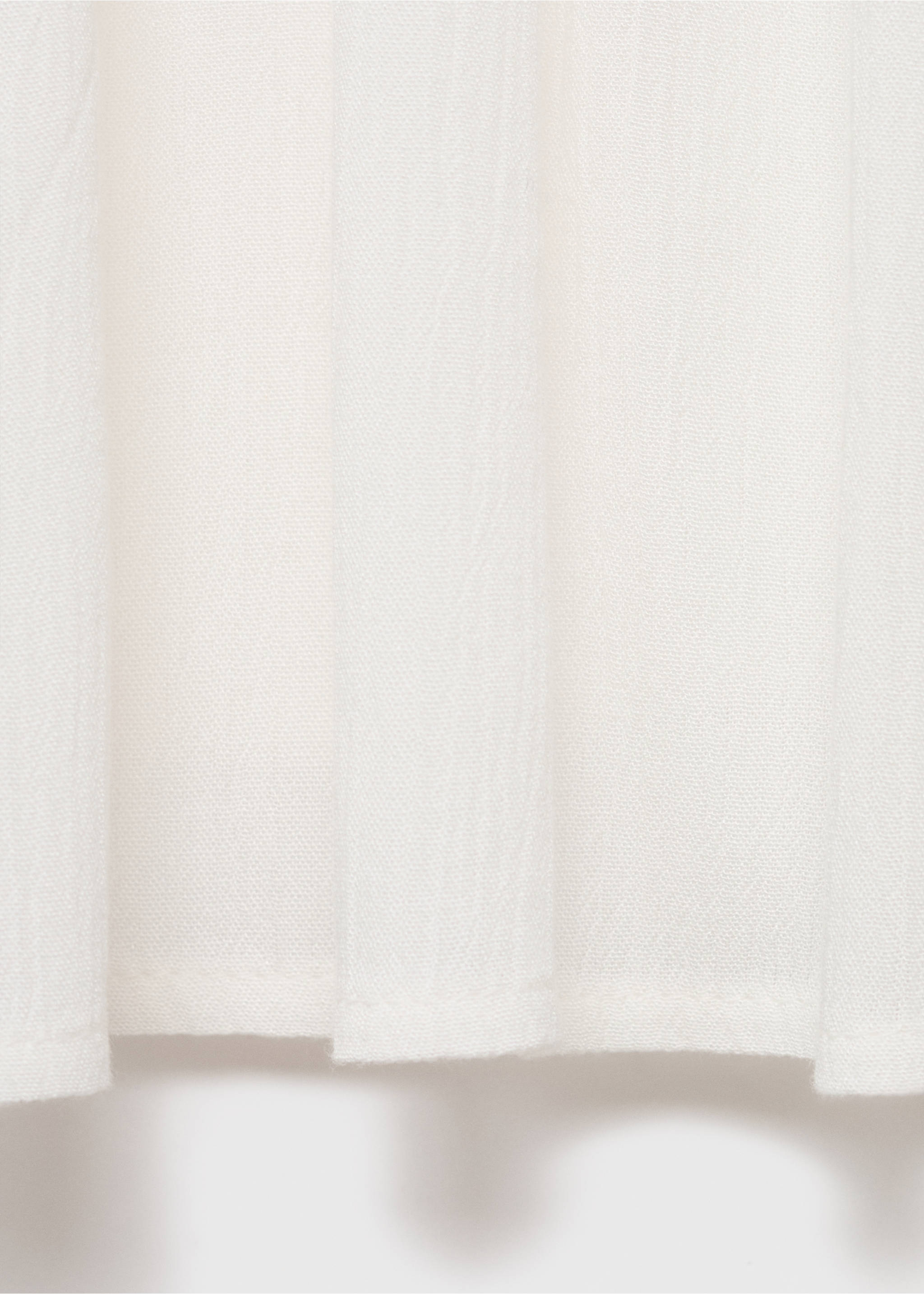 Ruched flowing blouse - Details of the article 0, Off White. Ref: 17045791-00.