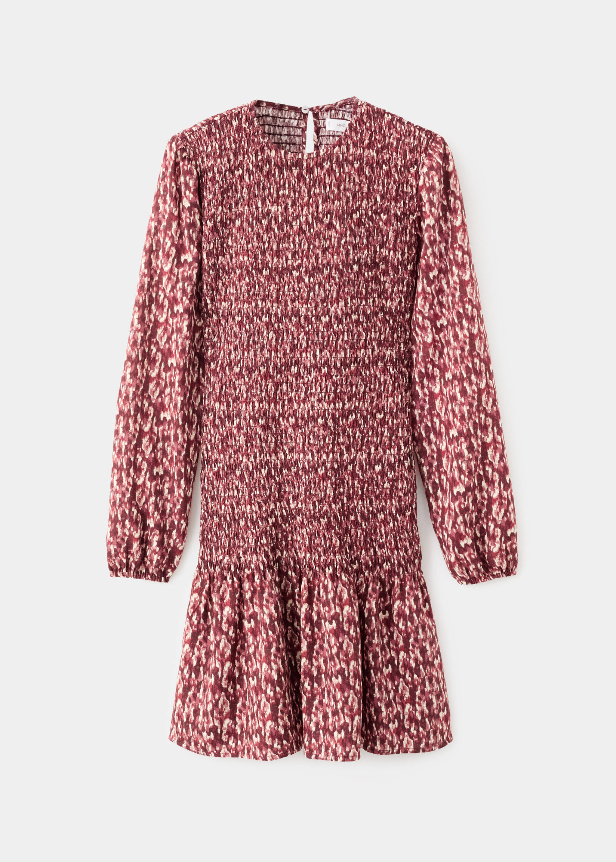 Printed ruffle dress - Article without model