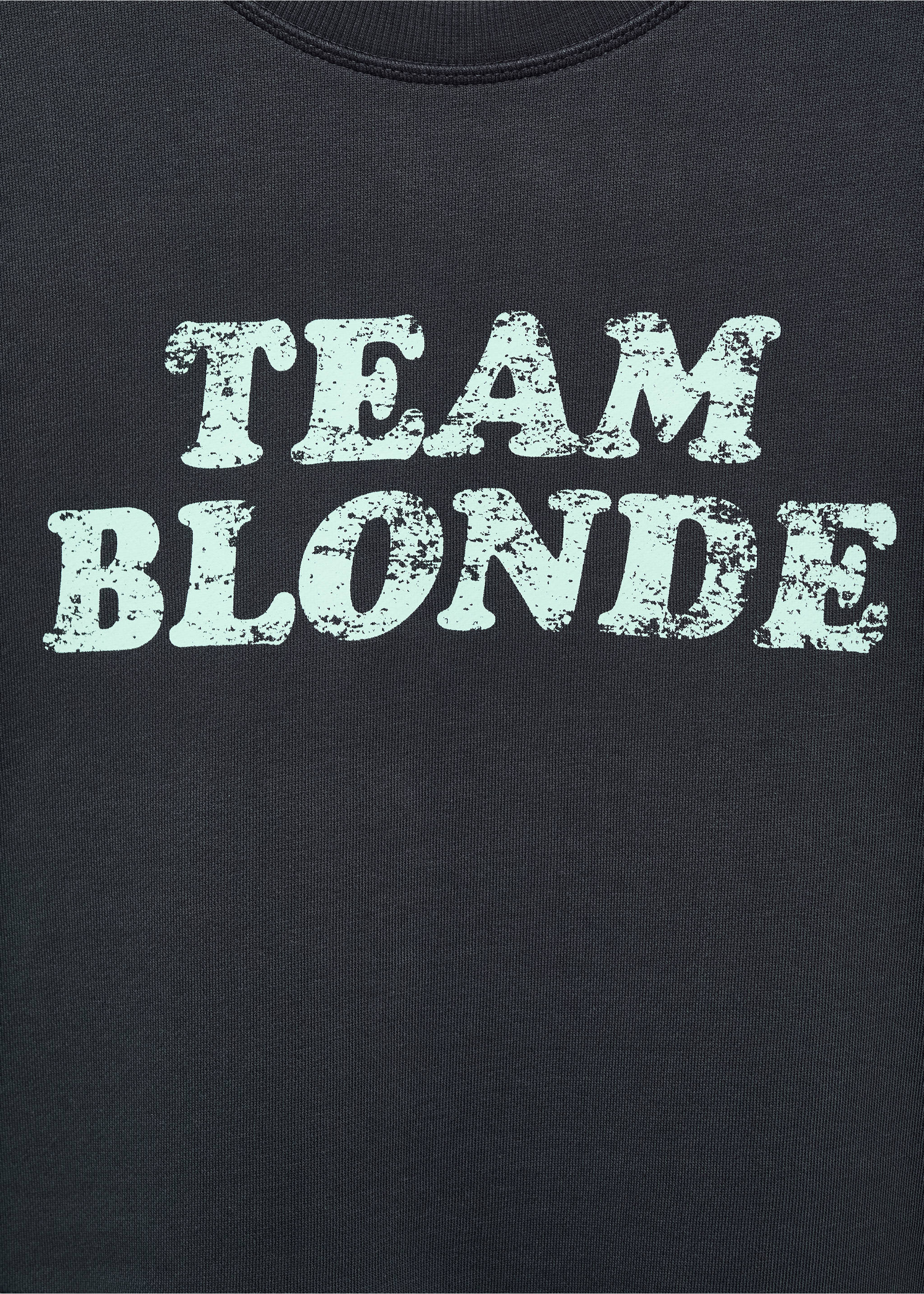 Printed cotton sweatshirt - Details of the article 8, Charcoal. Ref: 17045802-00.