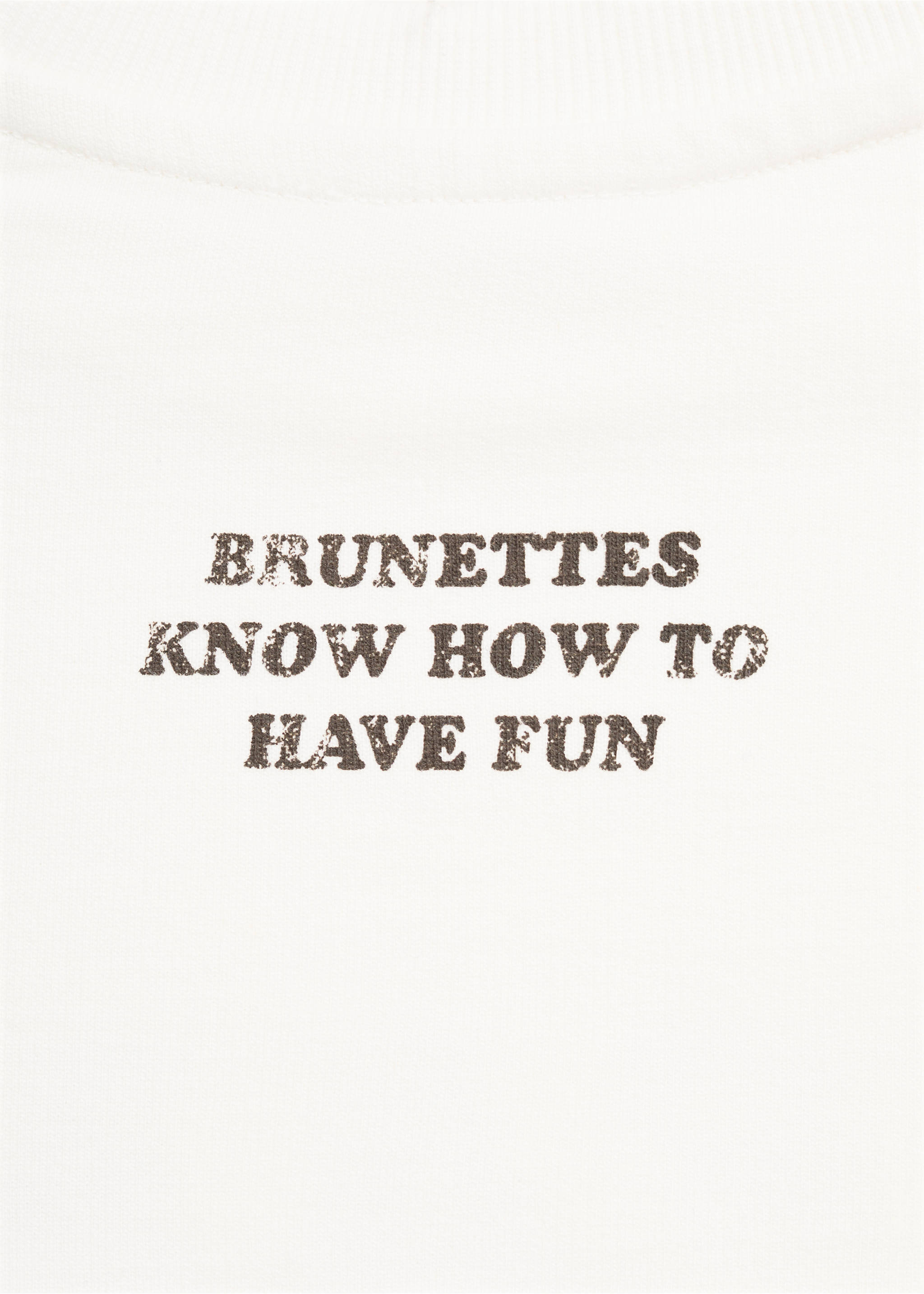 Printed cotton sweatshirt - Reverse of the article, Off White. Ref: 17045803-00.